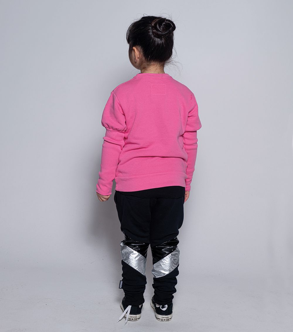 Boys & Girls Black Baggy Trousers