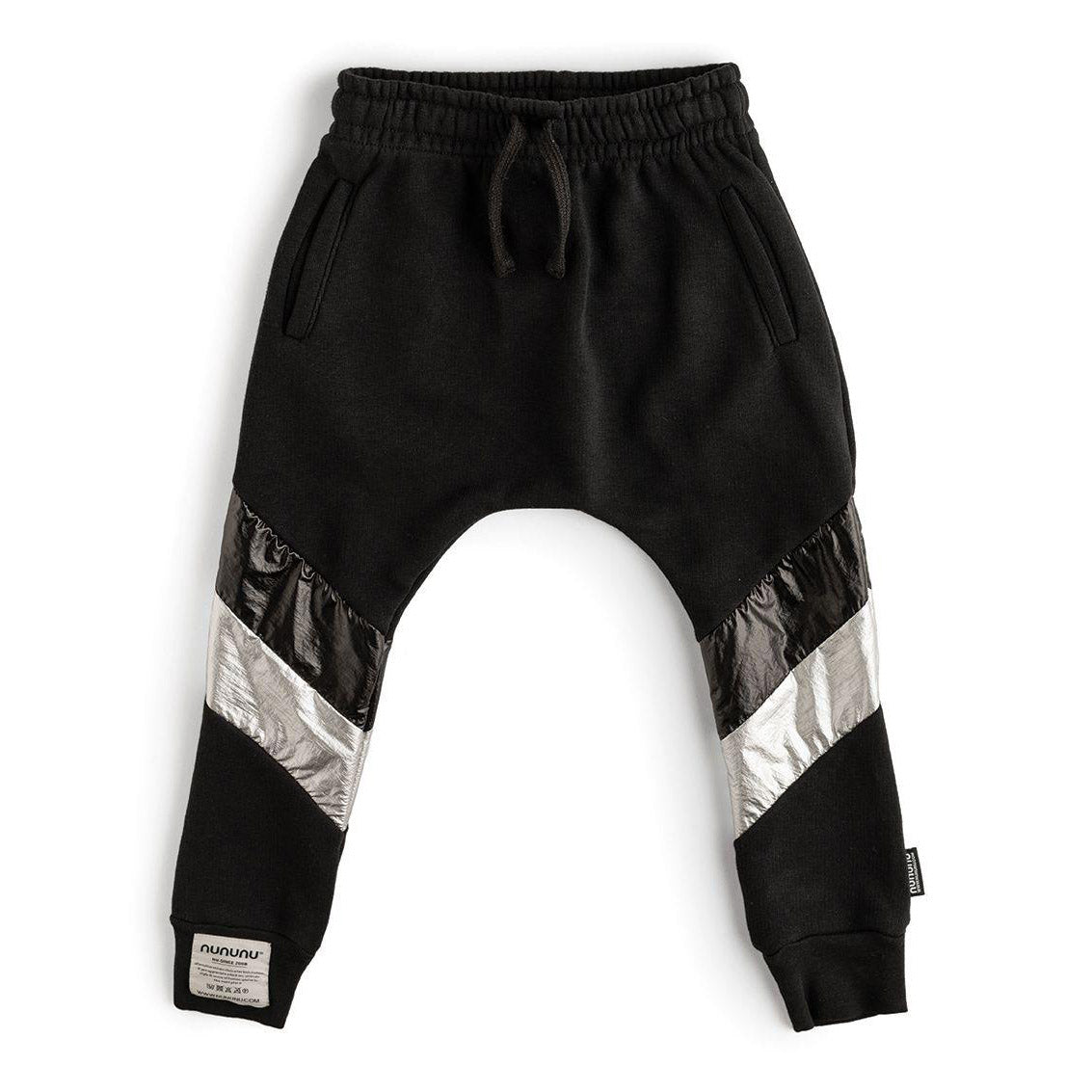 Boys & Girls Black Baggy Trousers