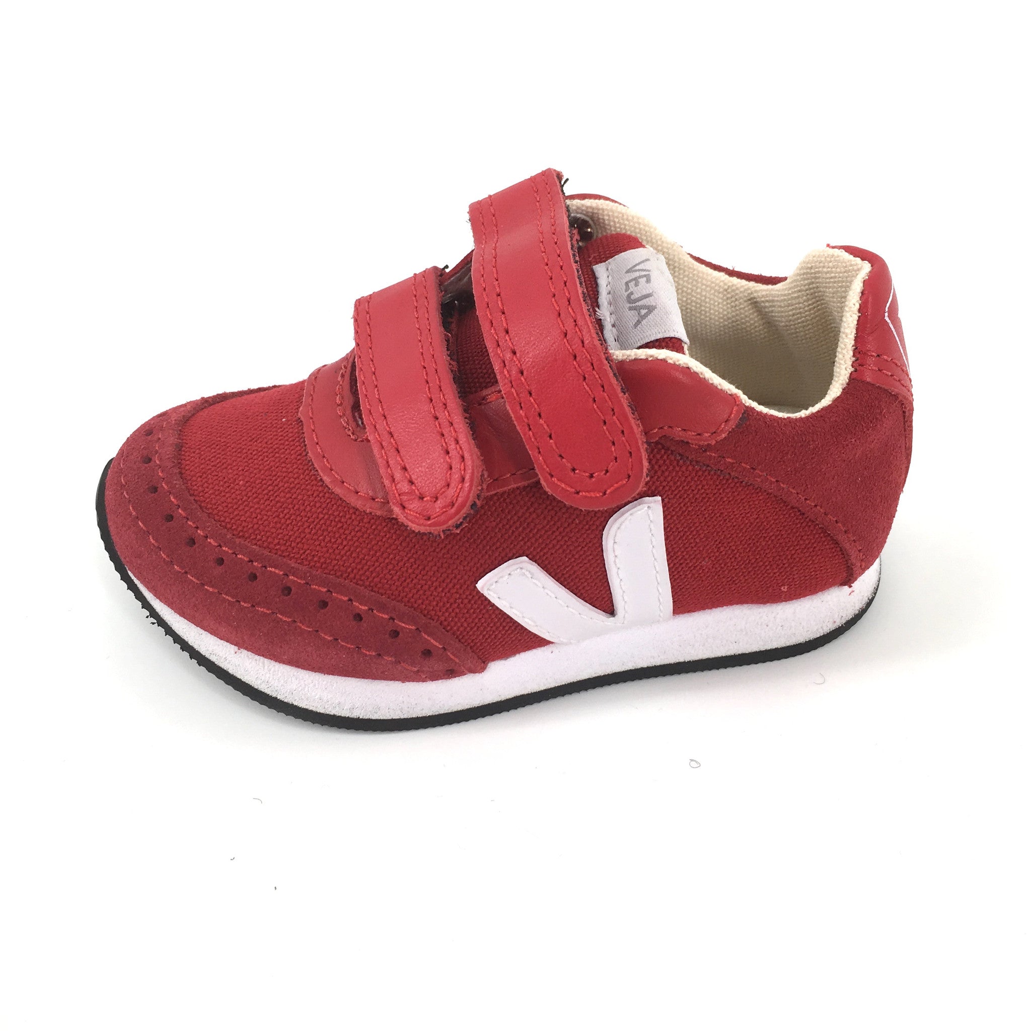 Boys&Girls Red Canvas Velcro Shoes - CÉMAROSE | Children's Fashion Store