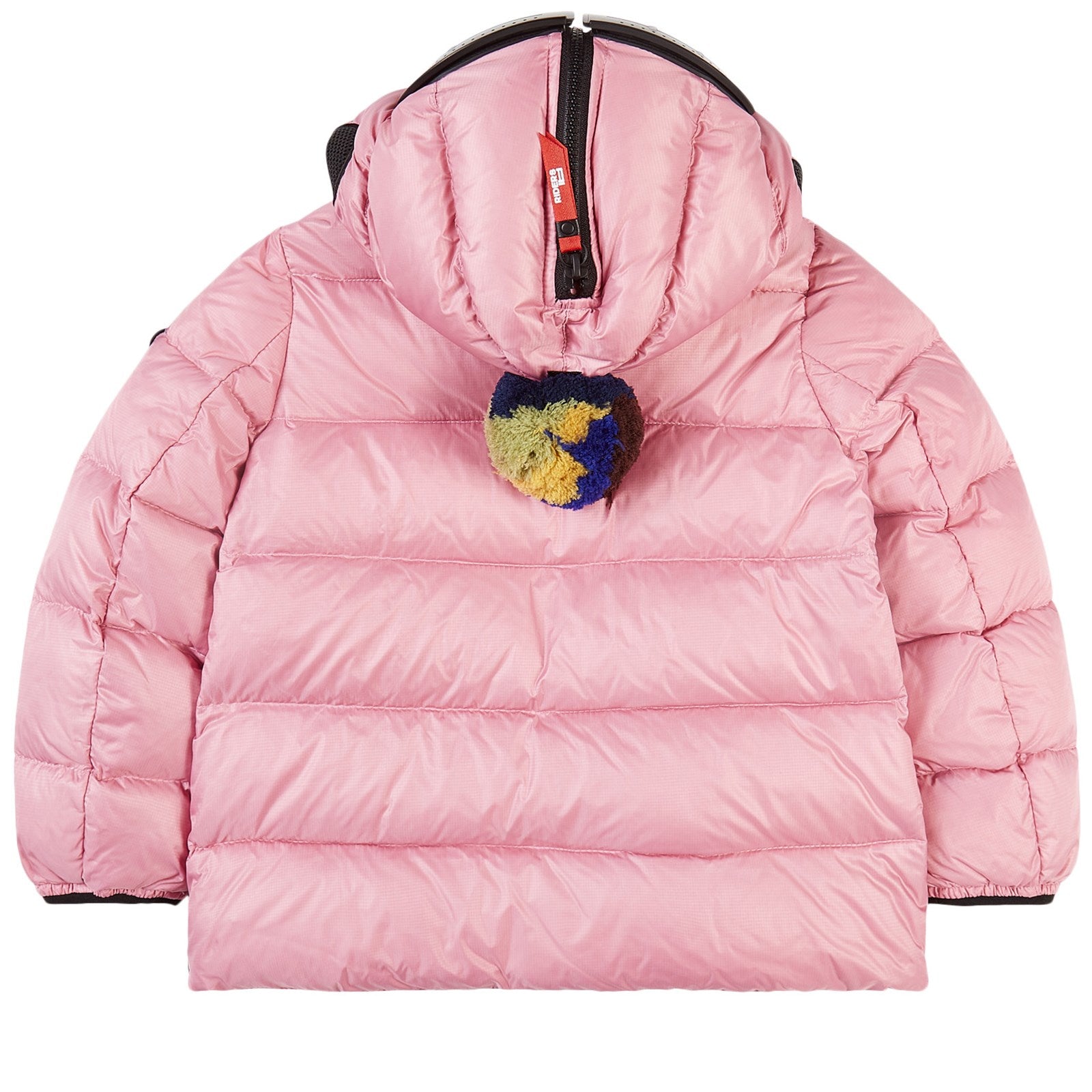 Girls Pink Padded Down Jacket