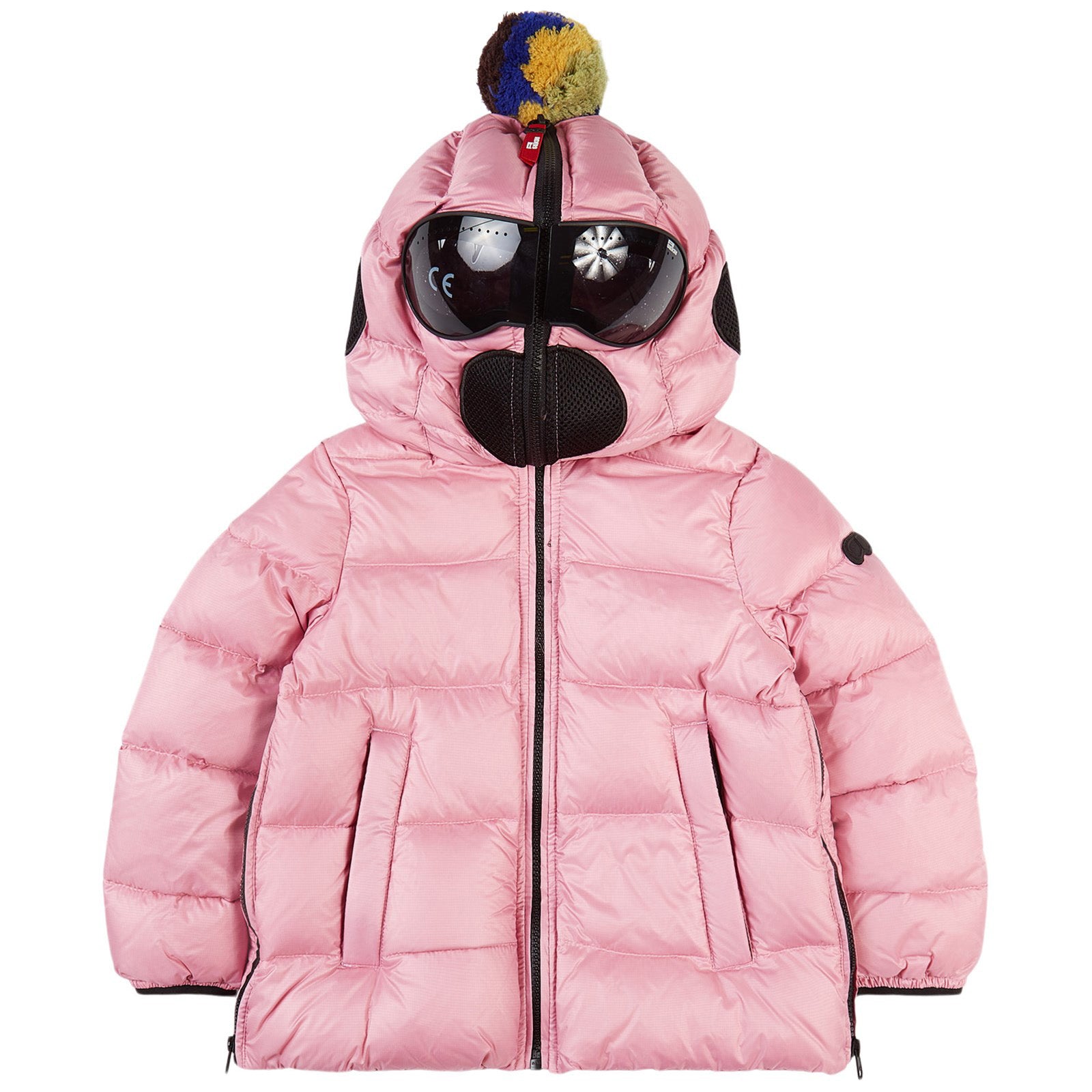 Girls Pink Padded Down Jacket