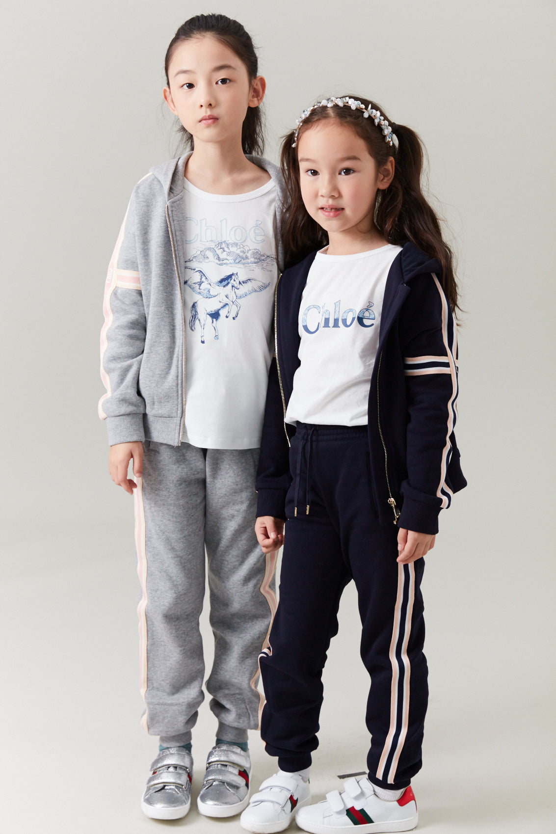 Girls Grey Sweatpants