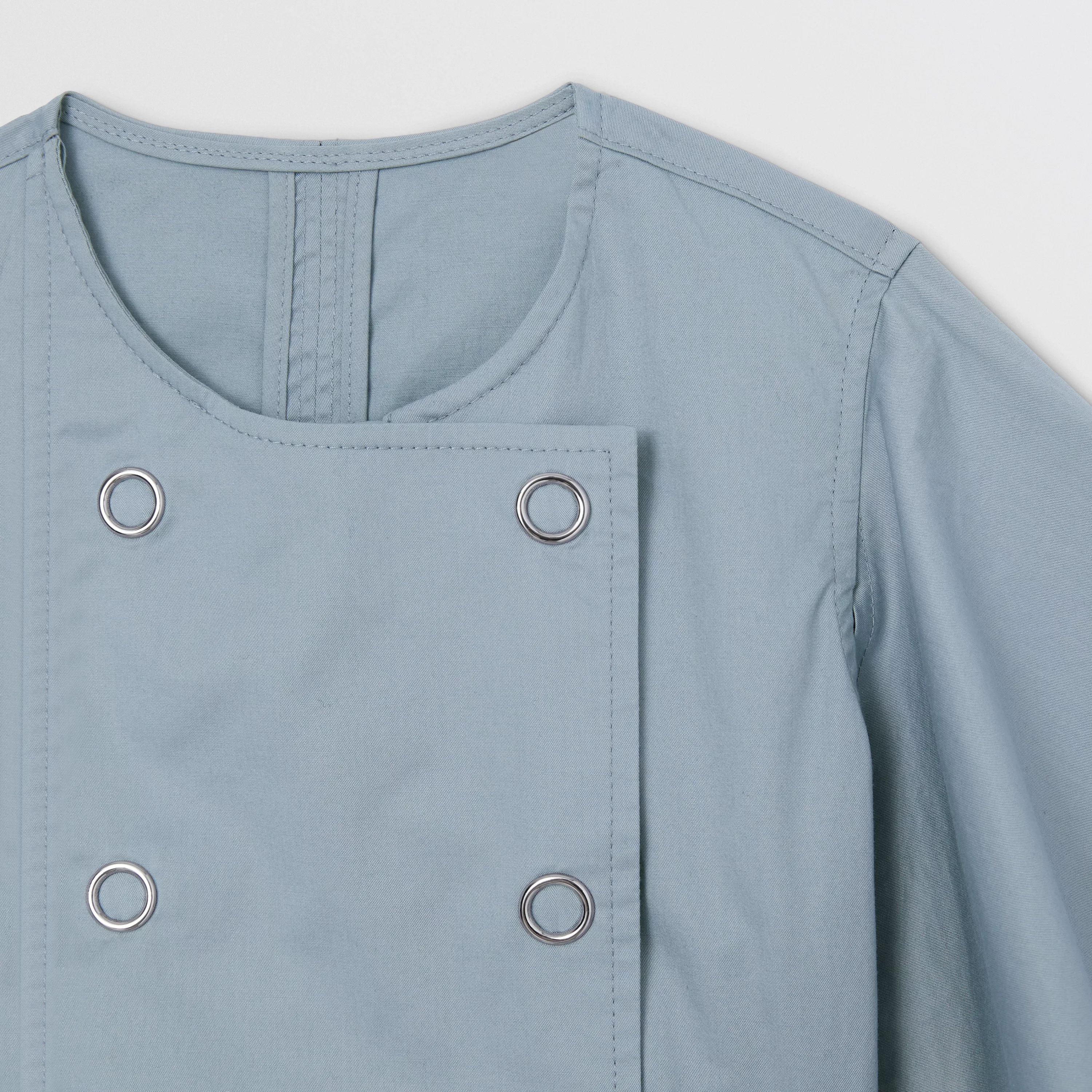 Girls Blue Cotton Dress