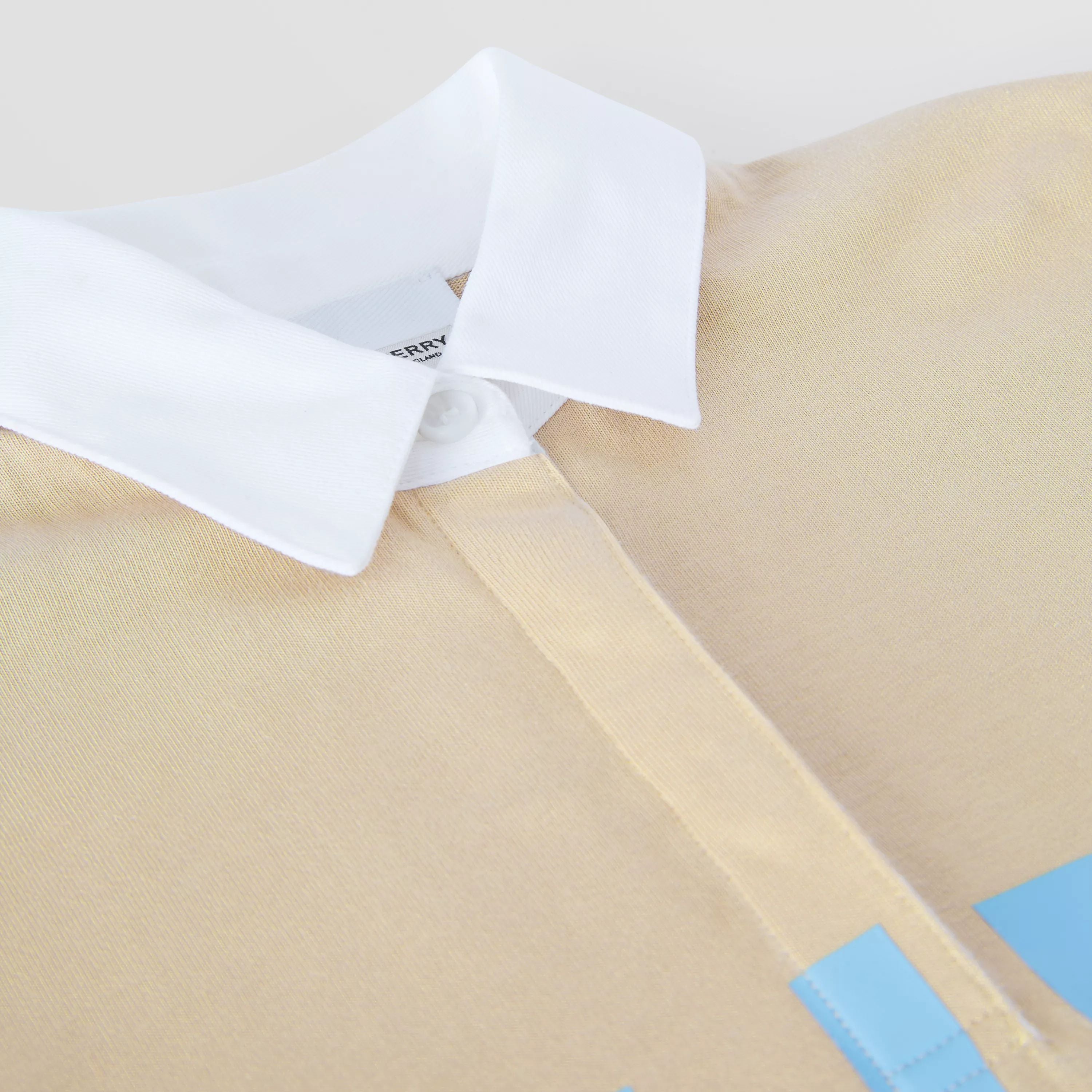 Girls Brown Logo Cotton Polo Dress