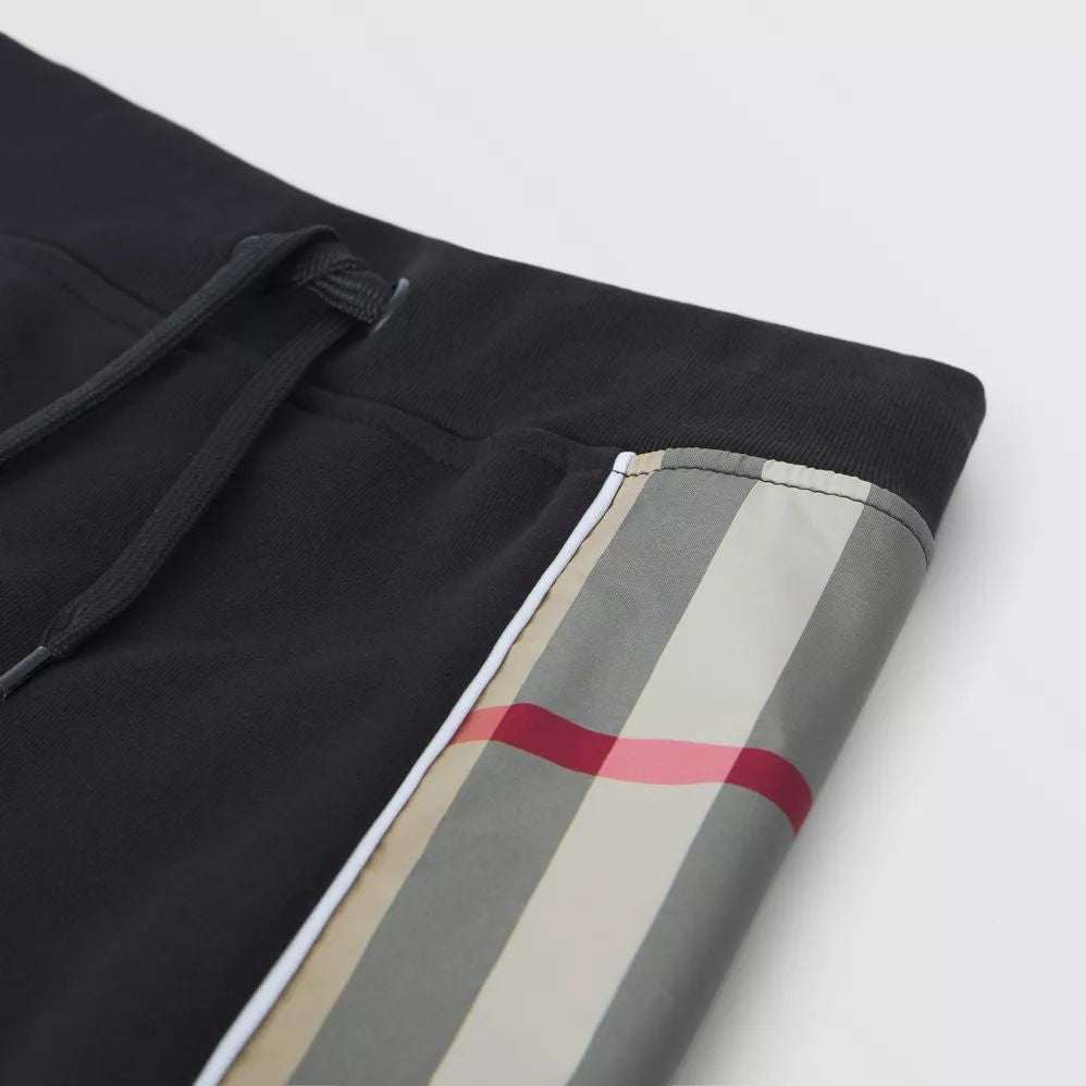 Girls Black Logo Cotton Skirt
