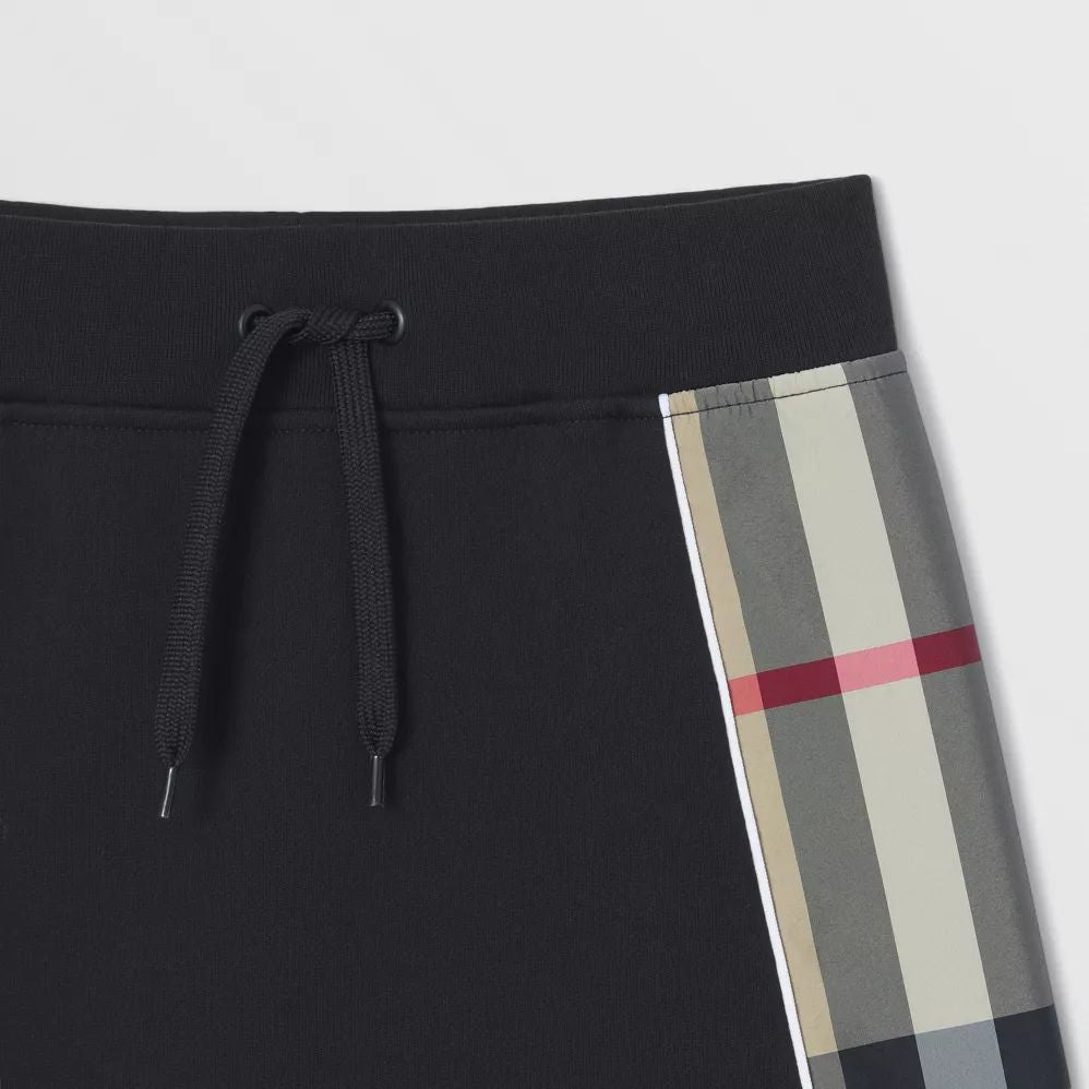 Girls Black Logo Cotton Skirt