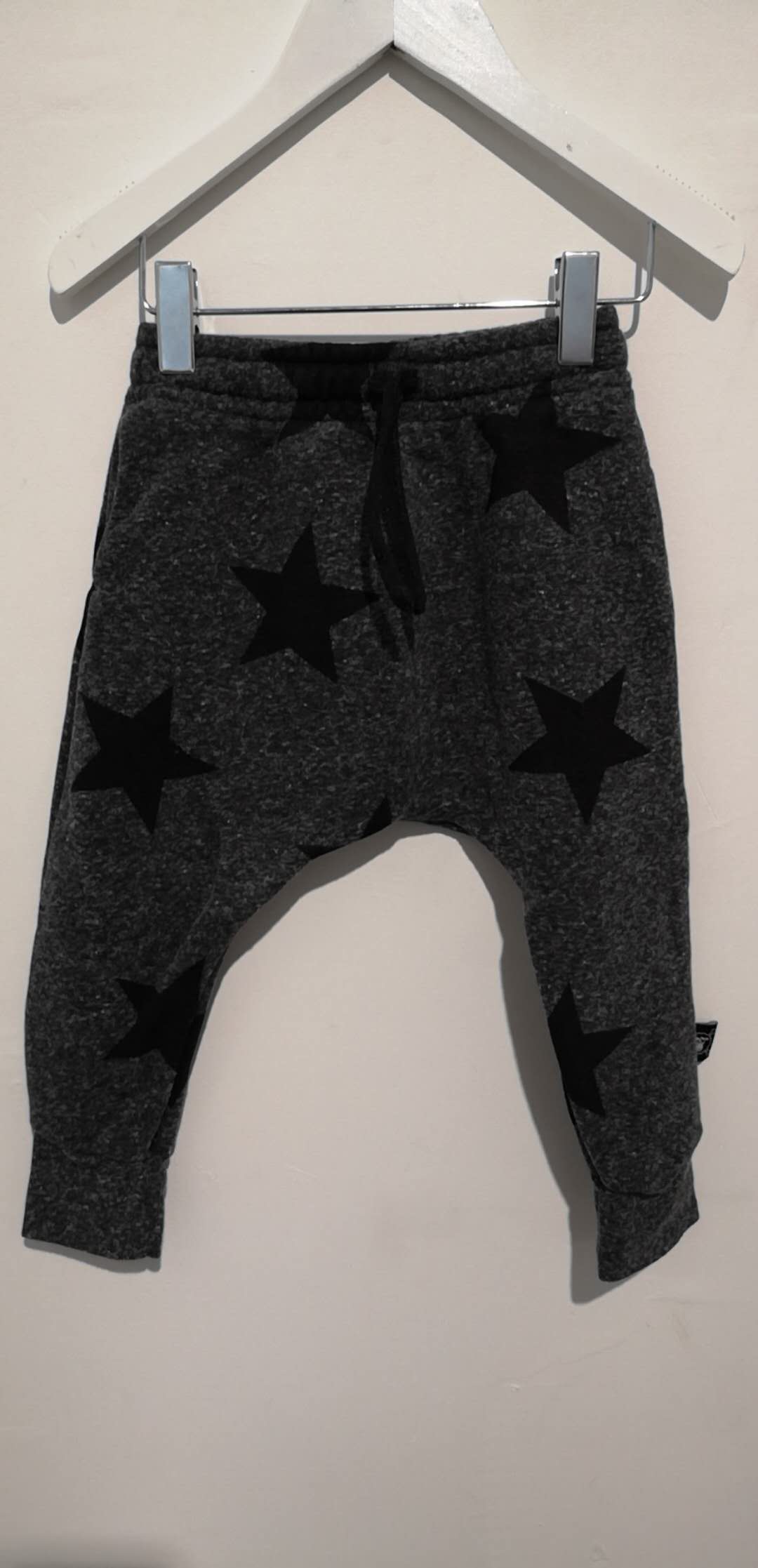 Baby Charcoal Star Baggy Trousers