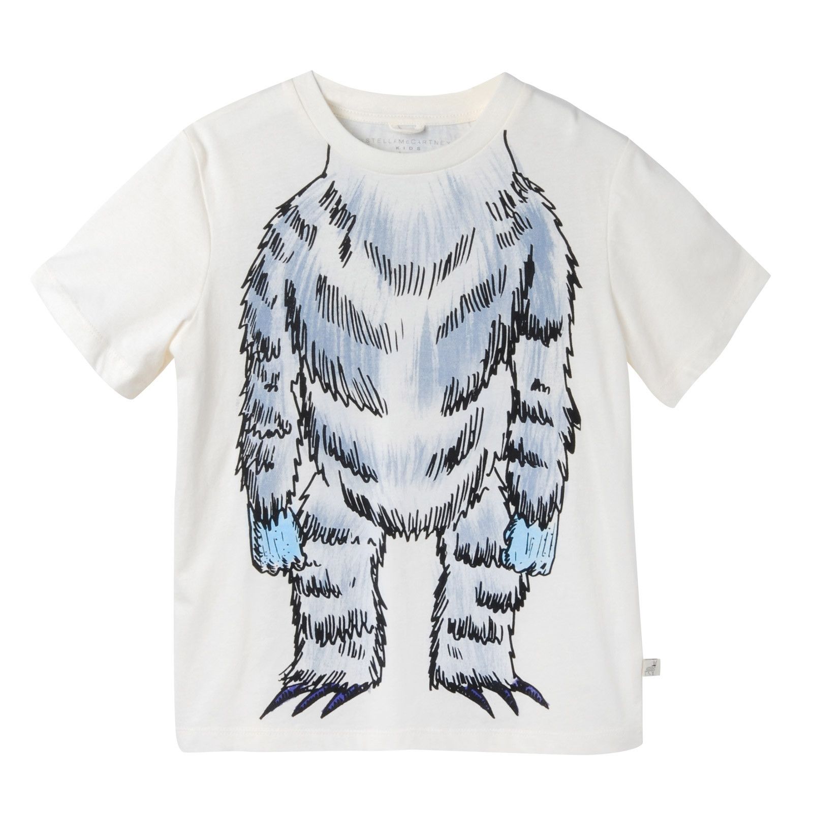 Boys White Cotton T-Shirt With Orangutan Print - CÉMAROSE | Children's Fashion Store - 1