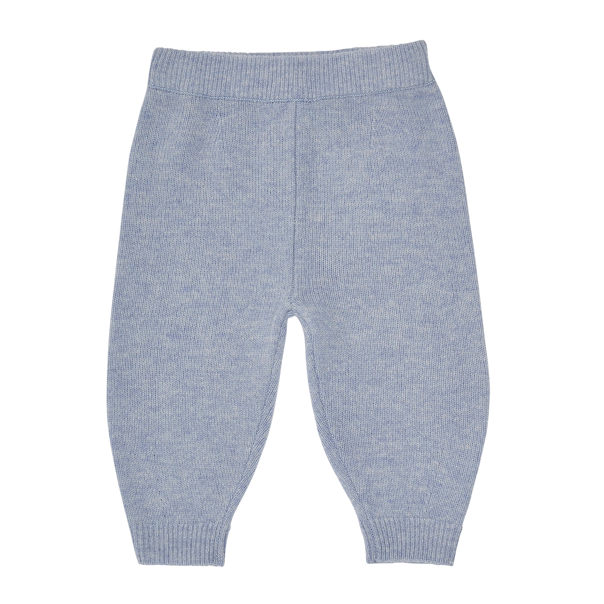 Baby Boys & Girls Light Blue Wool Trousers
