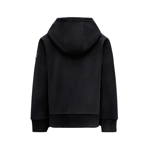 Boys Black Hooded Sweatshirt