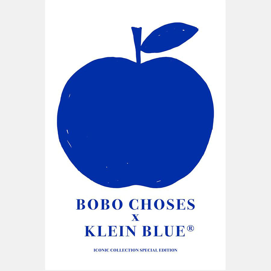 Apple Klein Blue Poster