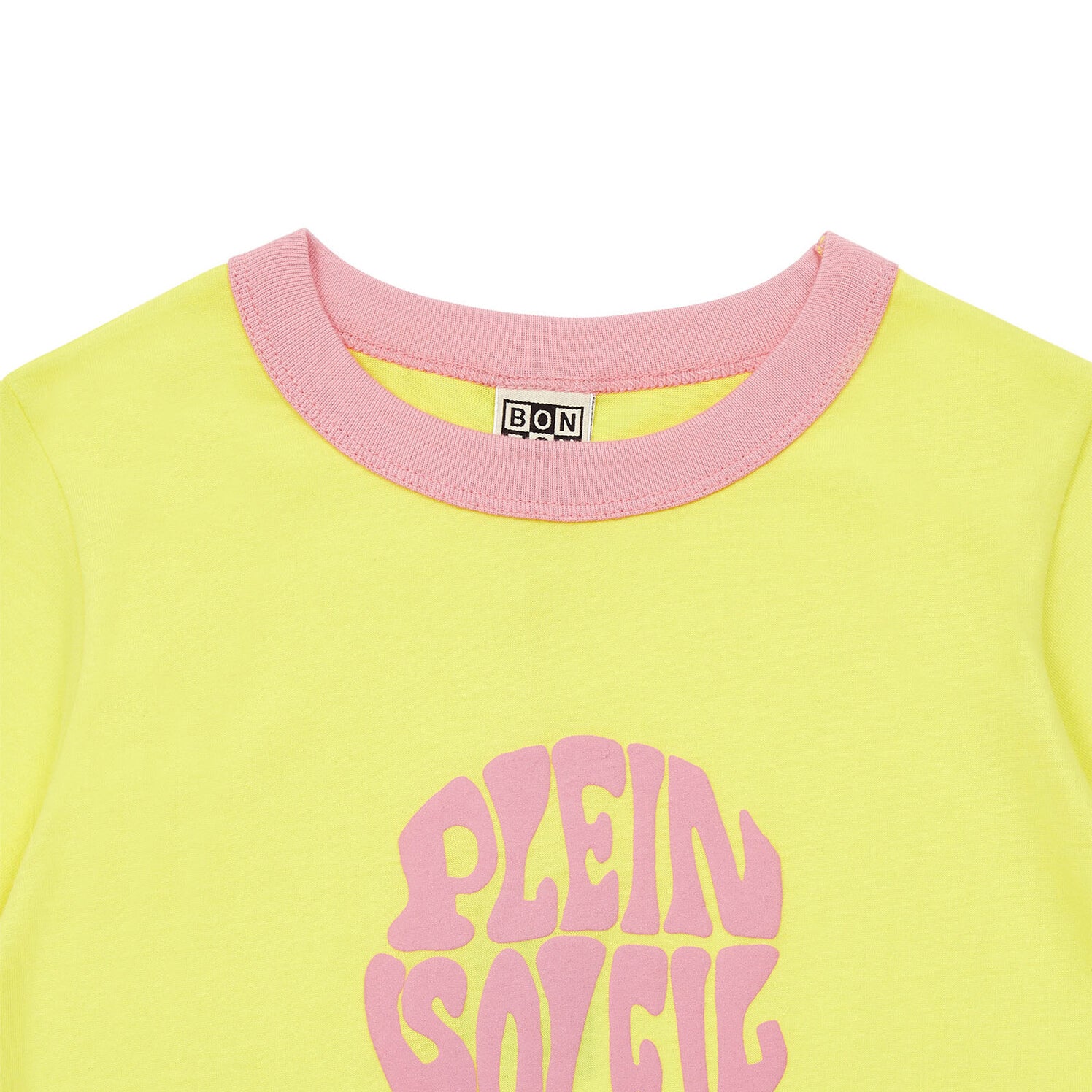 Girls Yellow Logo Cotton T-Shirt