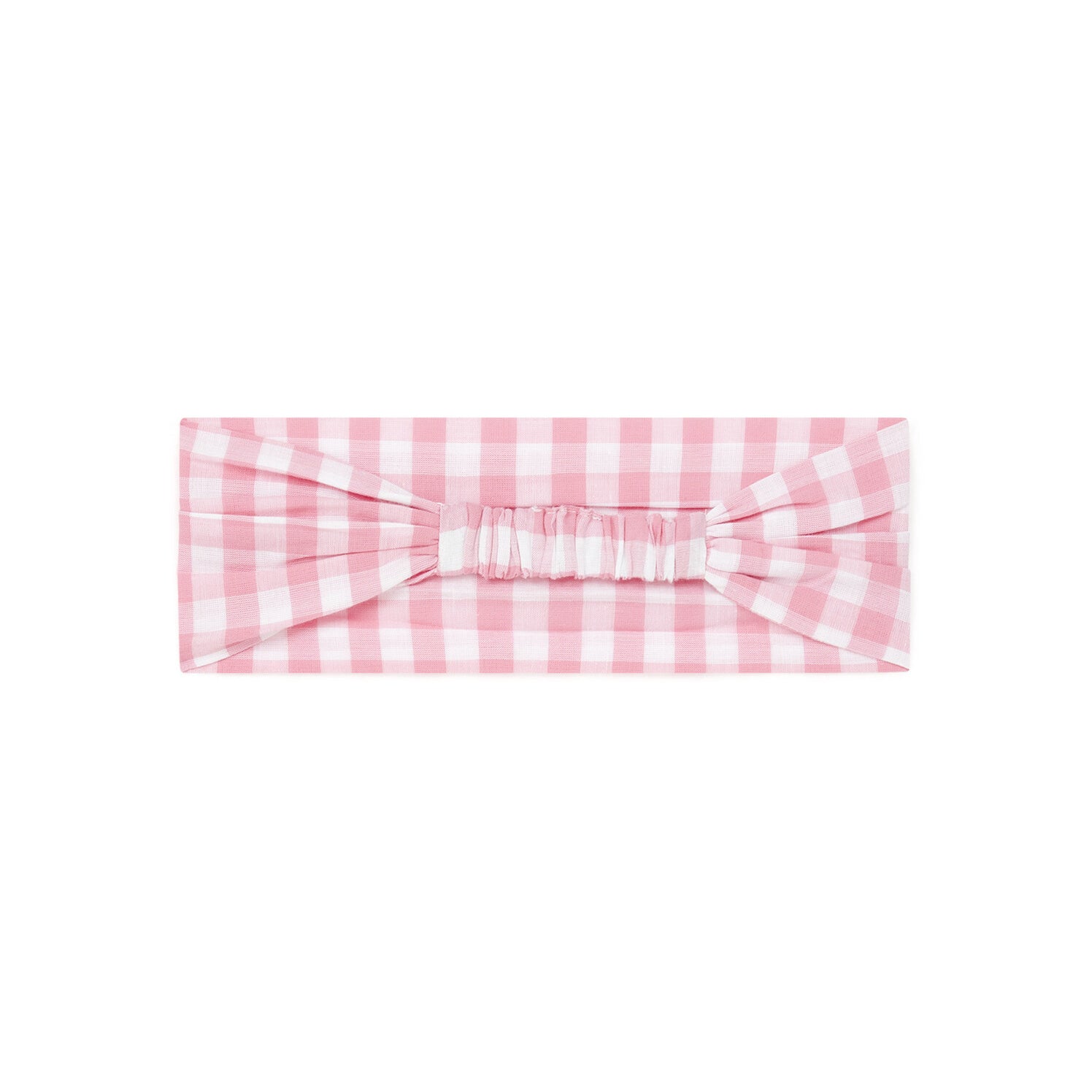 Girls Pink Check Headband