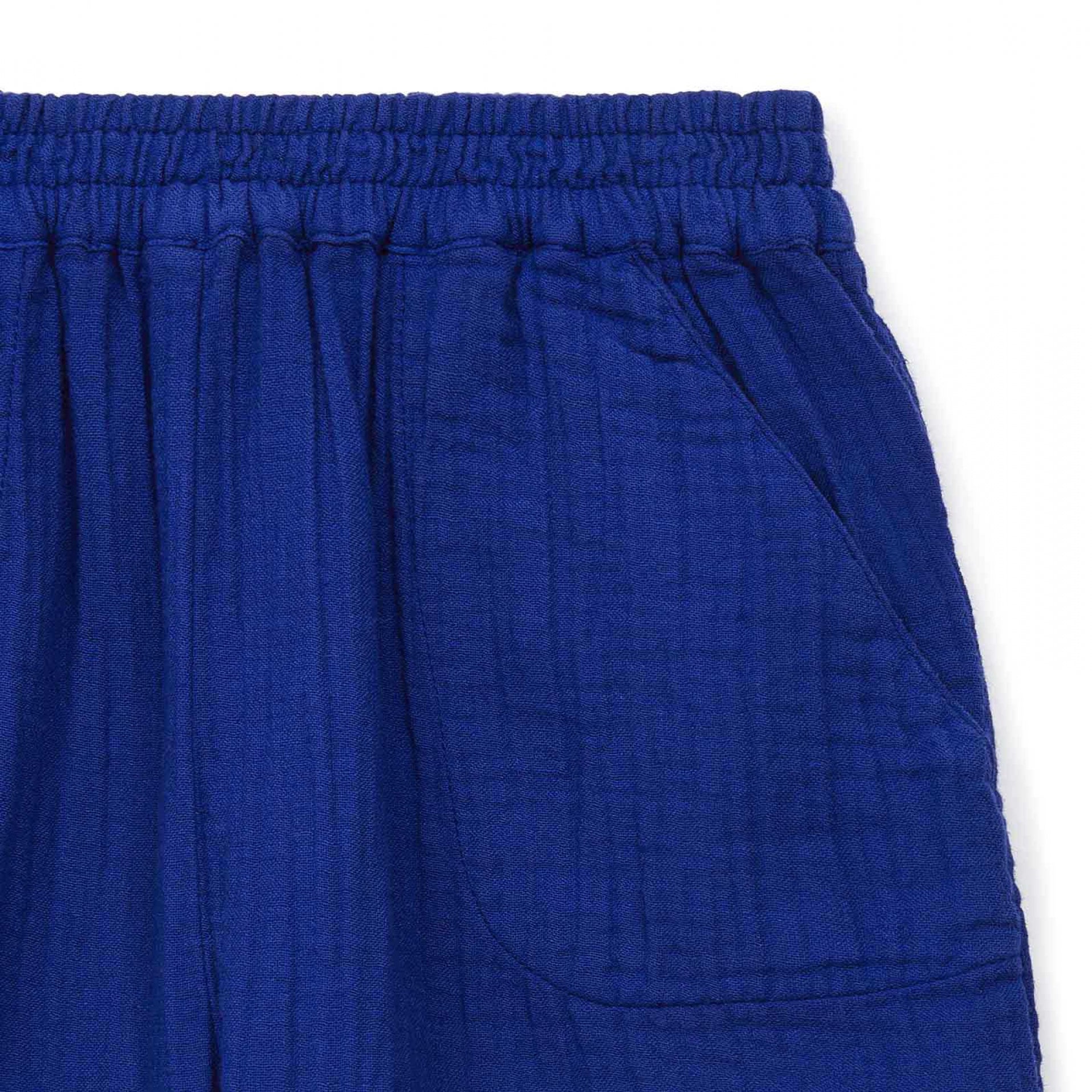 Boys Blue Cotton Shorts