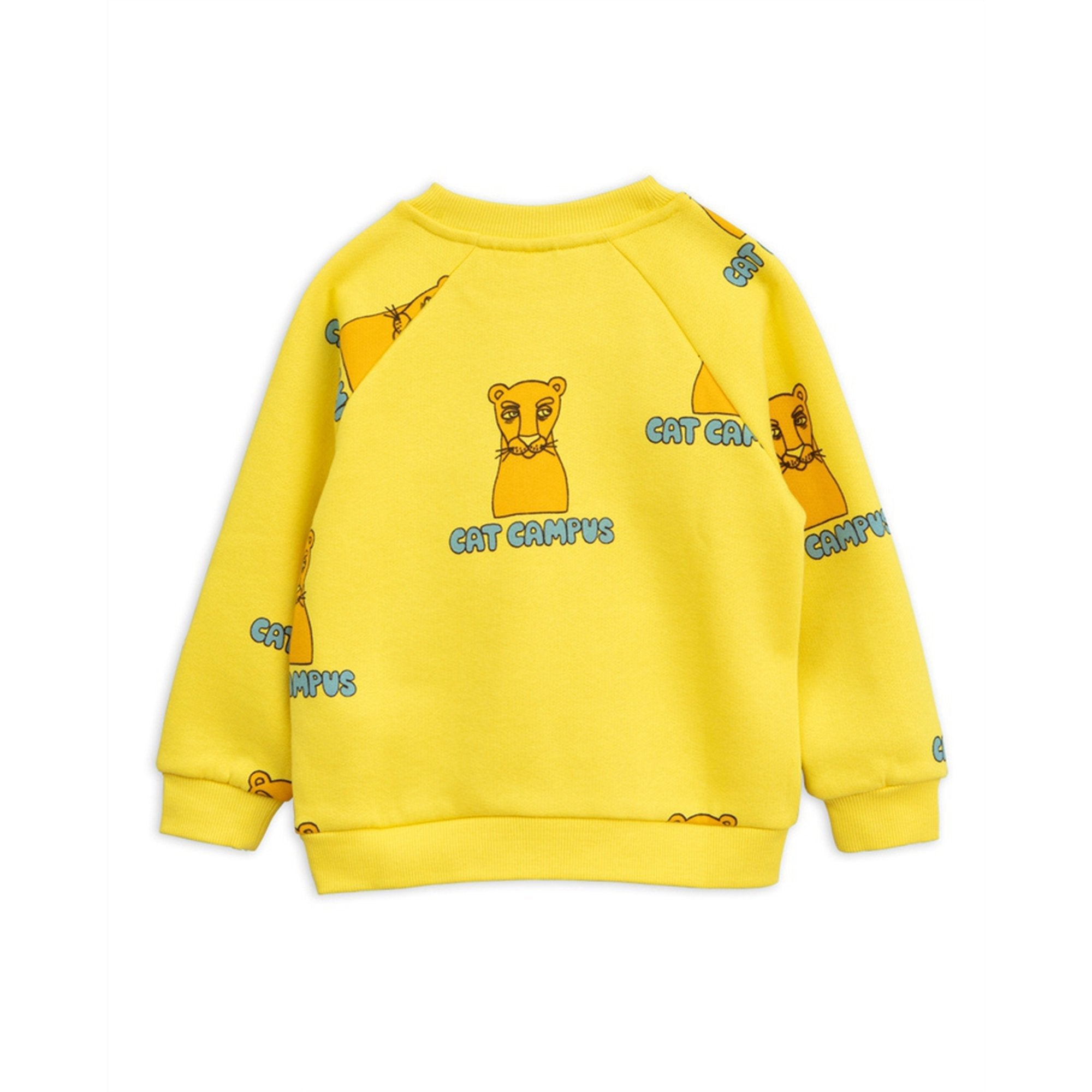 Girls & Boys Yellow Organic Cotton Sweatshirt