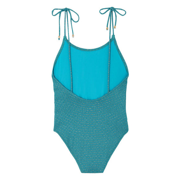 Girls Green Swimsuit