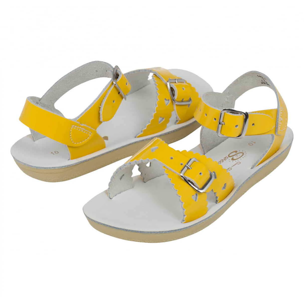 Boys & Girls Yellow "Sweetheart" Sandals