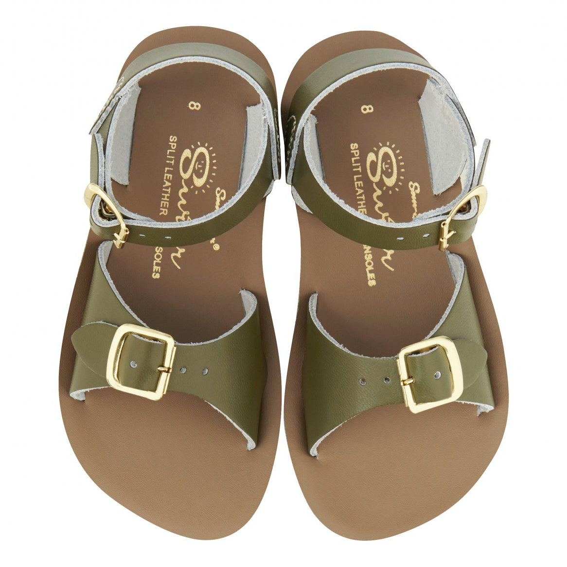 Boys & Girls Olive "Surfer" Sandals