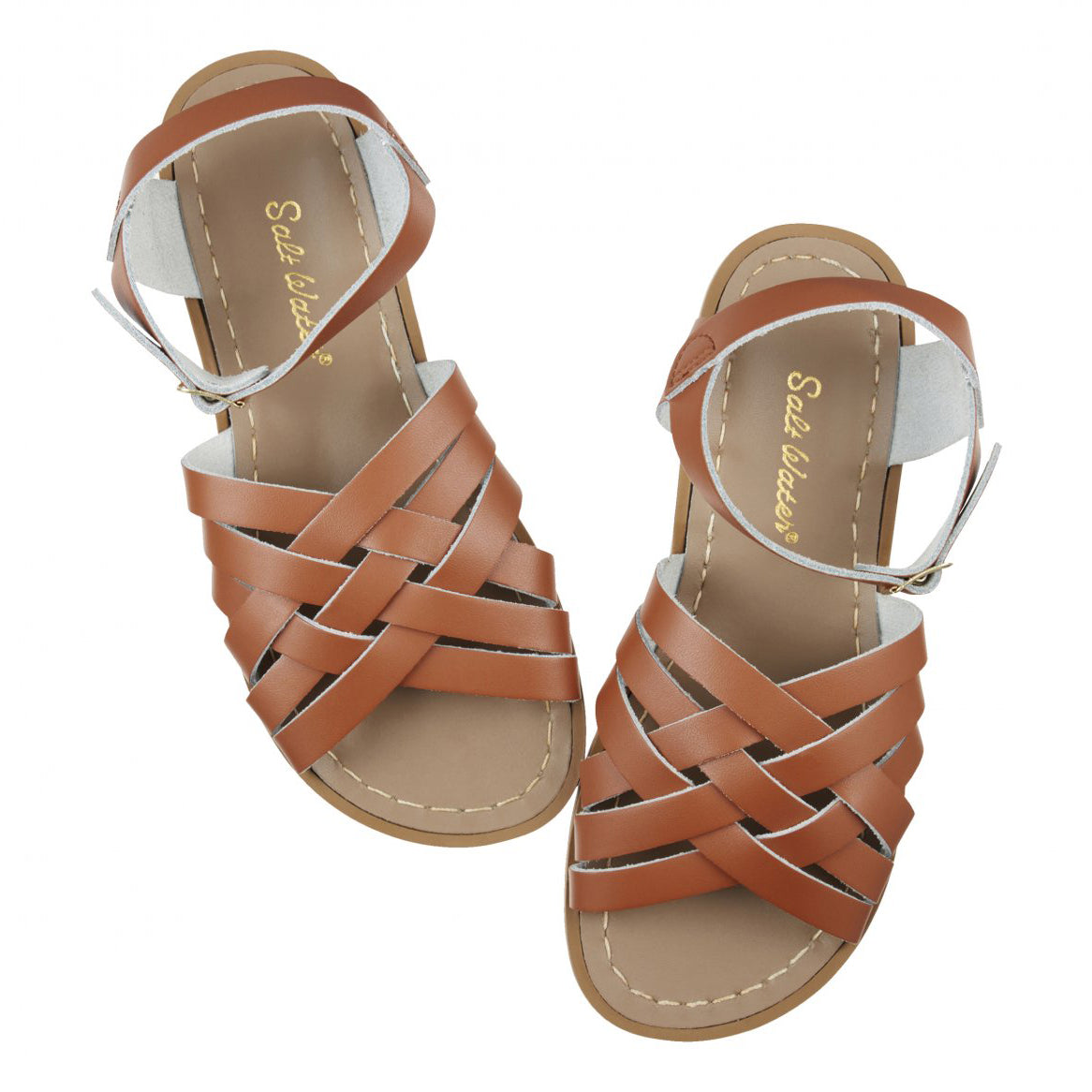 Boys & Girls Caramel "Retro" Sandals