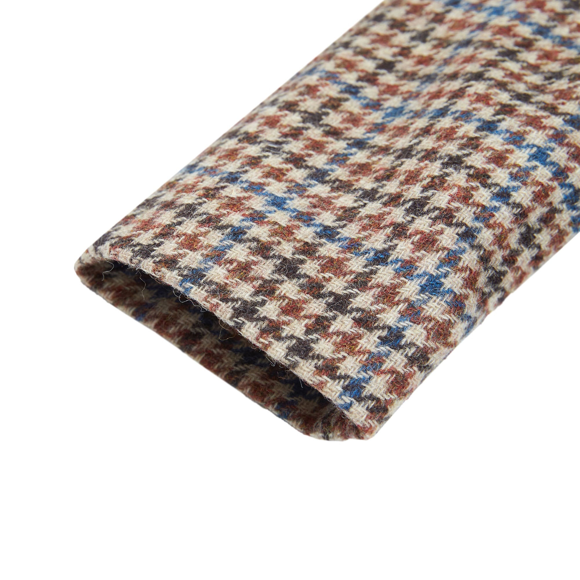 Baby Girls Beige Check Wool Coat