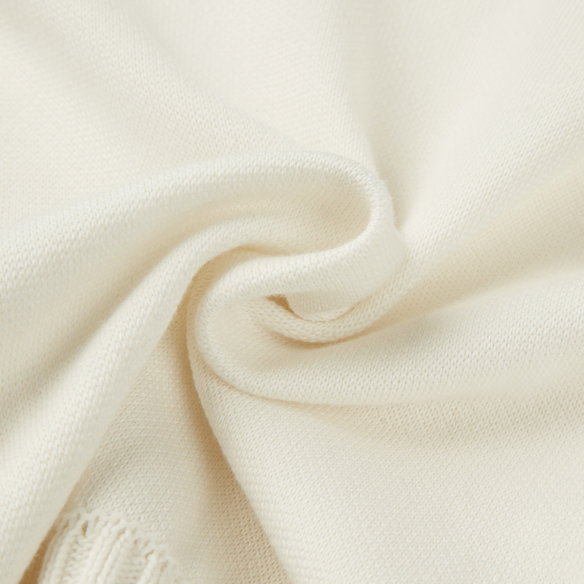 Girls White Zip-up Cardigan