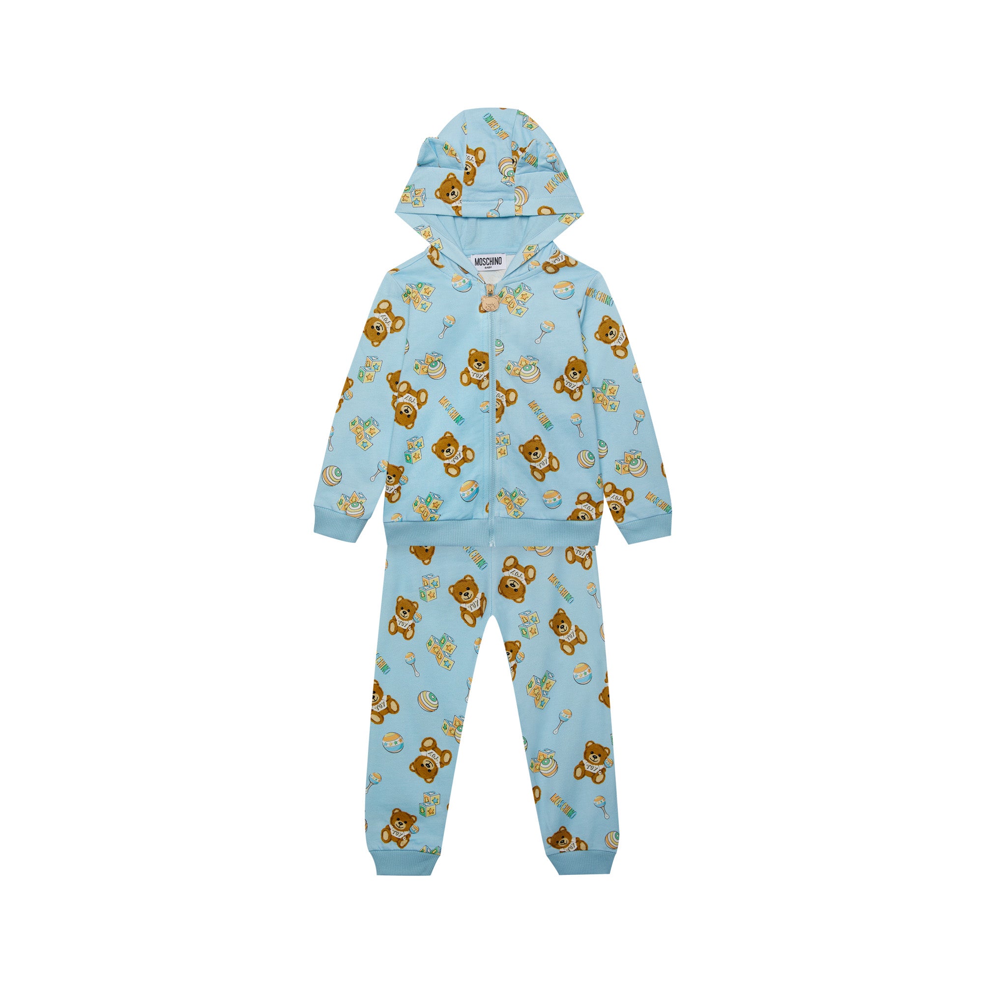 Baby Boys Blue Cotton Set