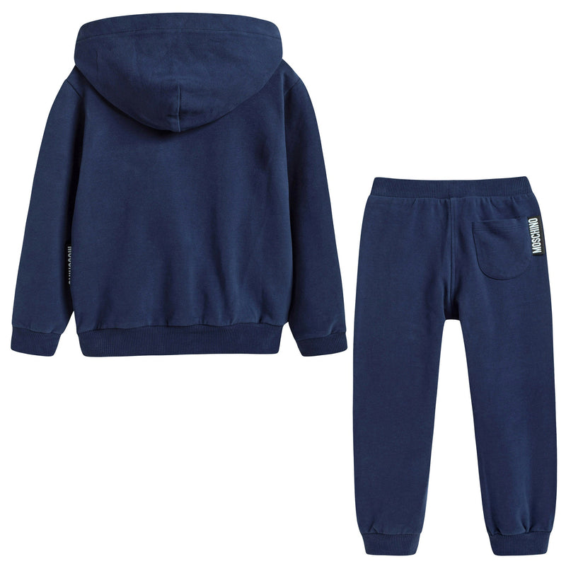Baby Navy Blue Cotton Toy Tracksuit