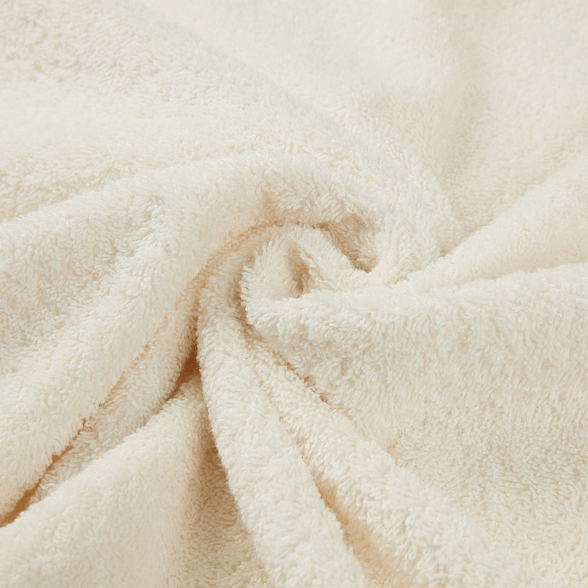 女小童米色纯棉浴巾