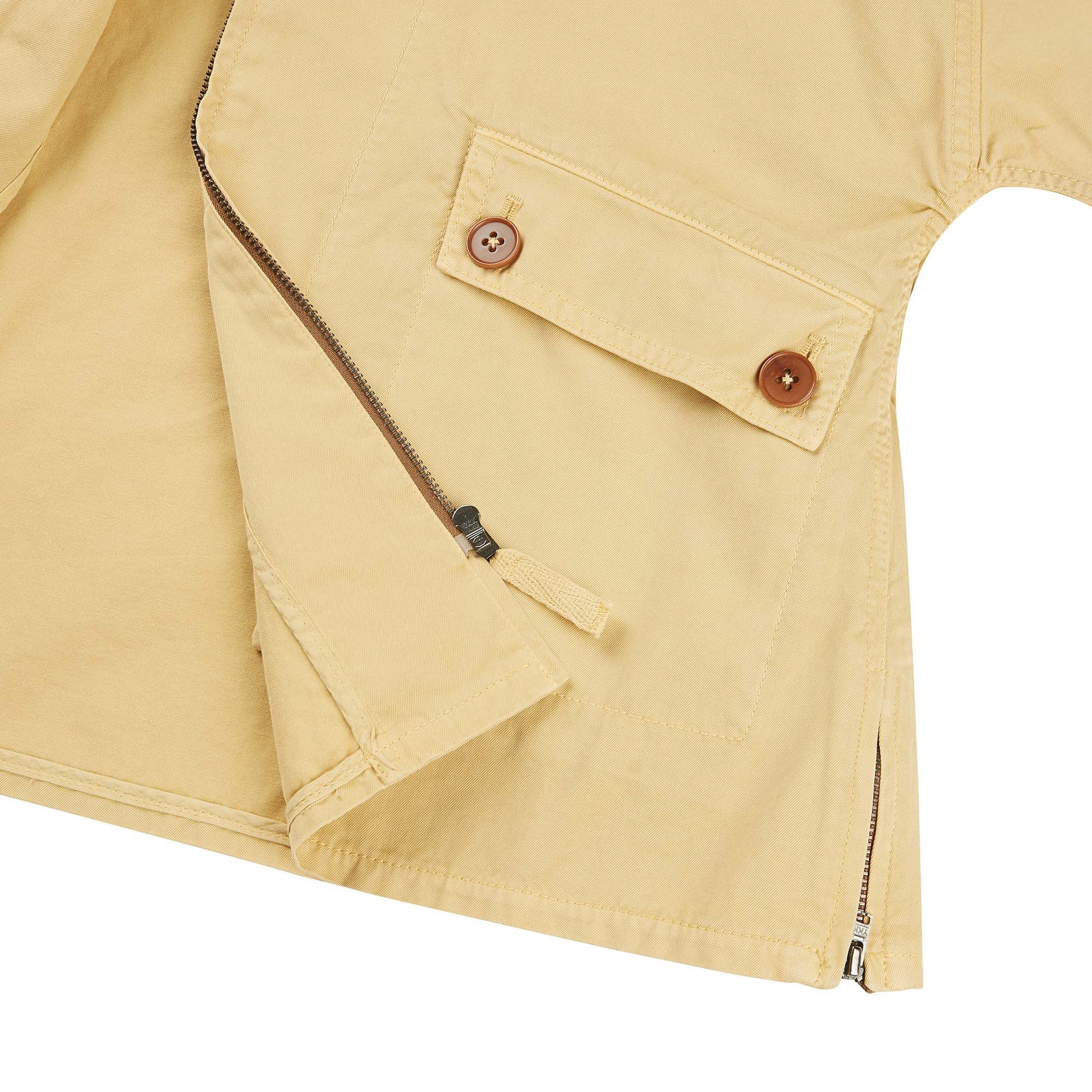 Boys & Girls Yellow Hooded Coat