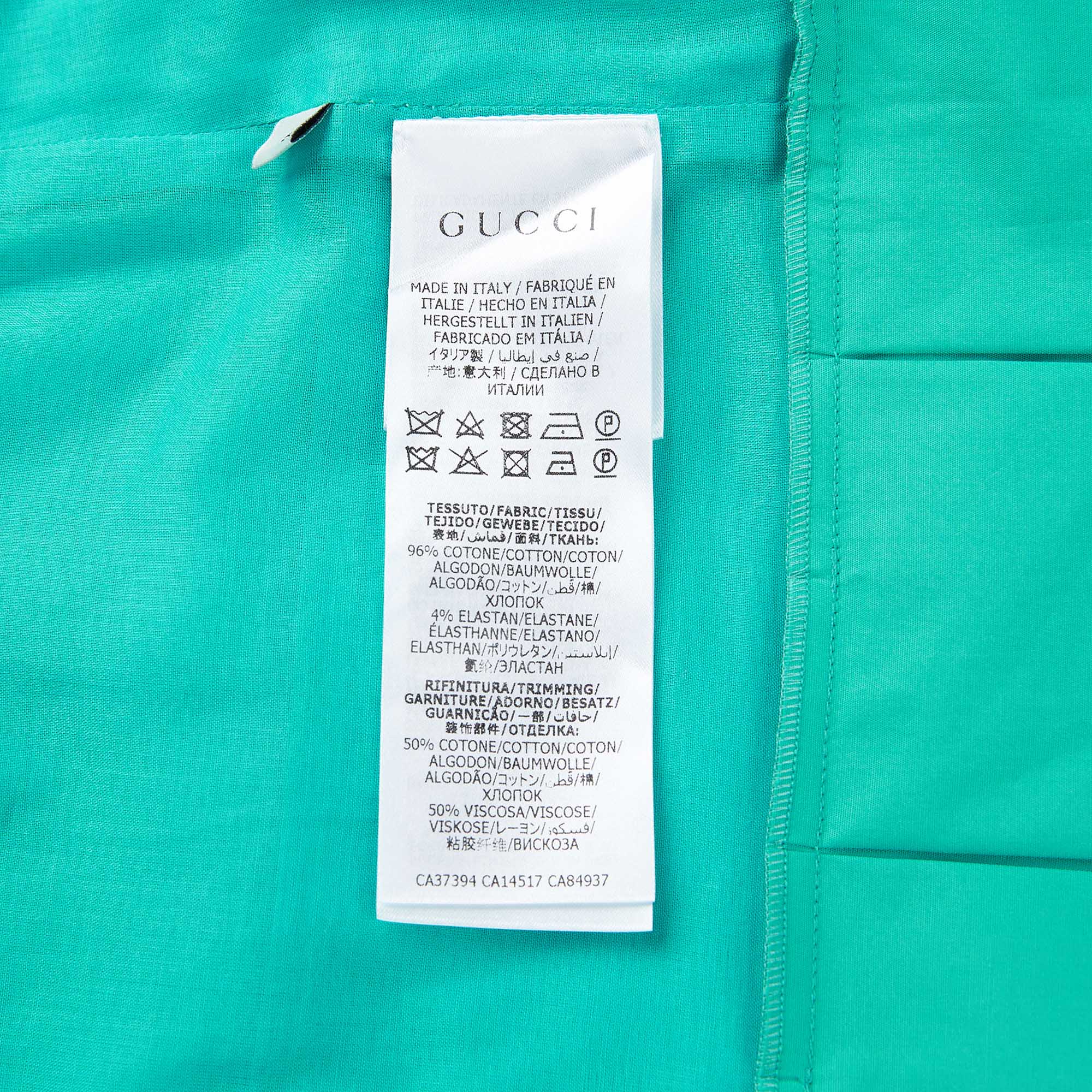 Girls Green Cotton Dress
