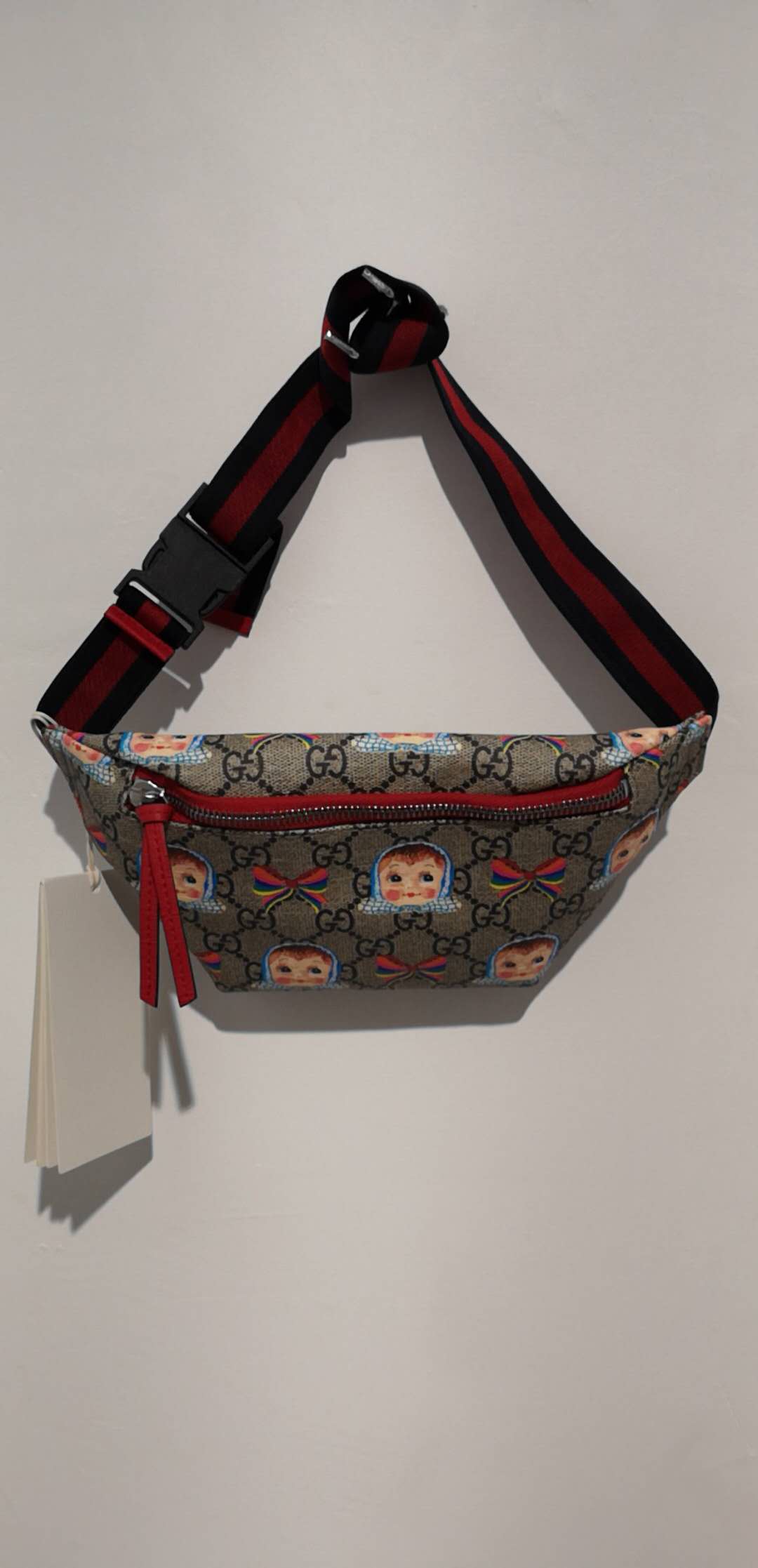Girls Beige "GG" Bag