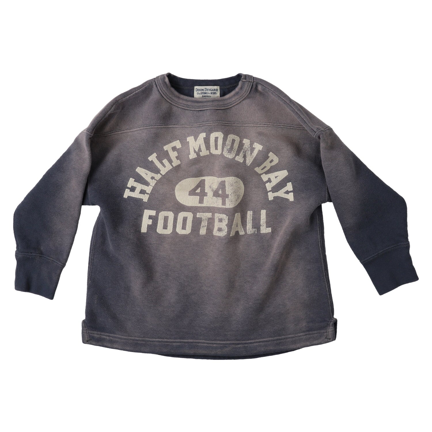 Boys Dark Grey Logo Cotton Sweatshirt