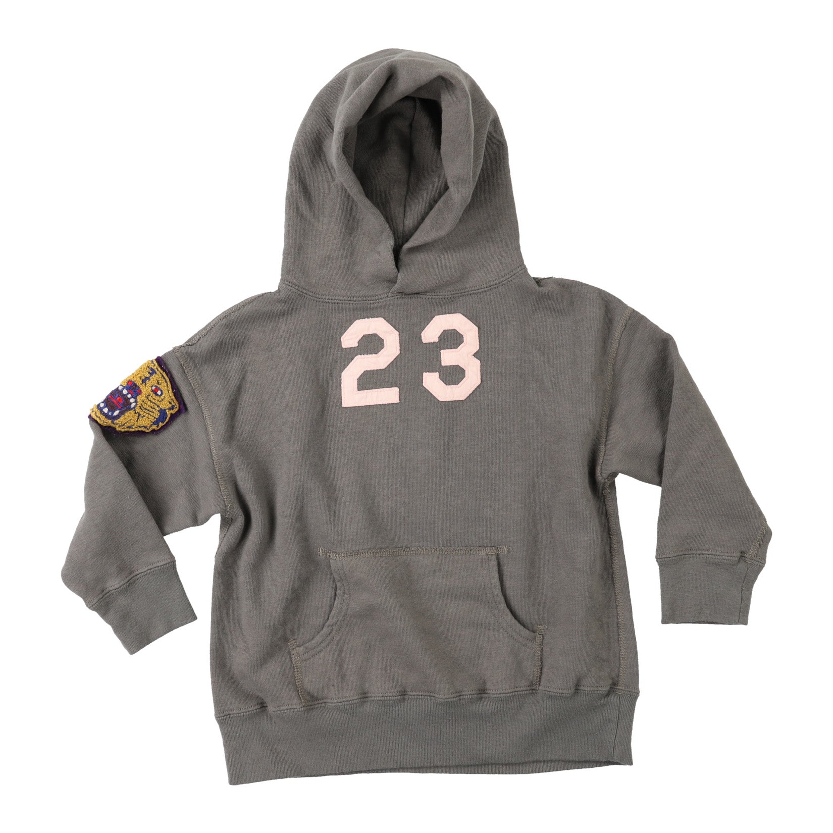 Boys Grey Hooded Sweatshirt