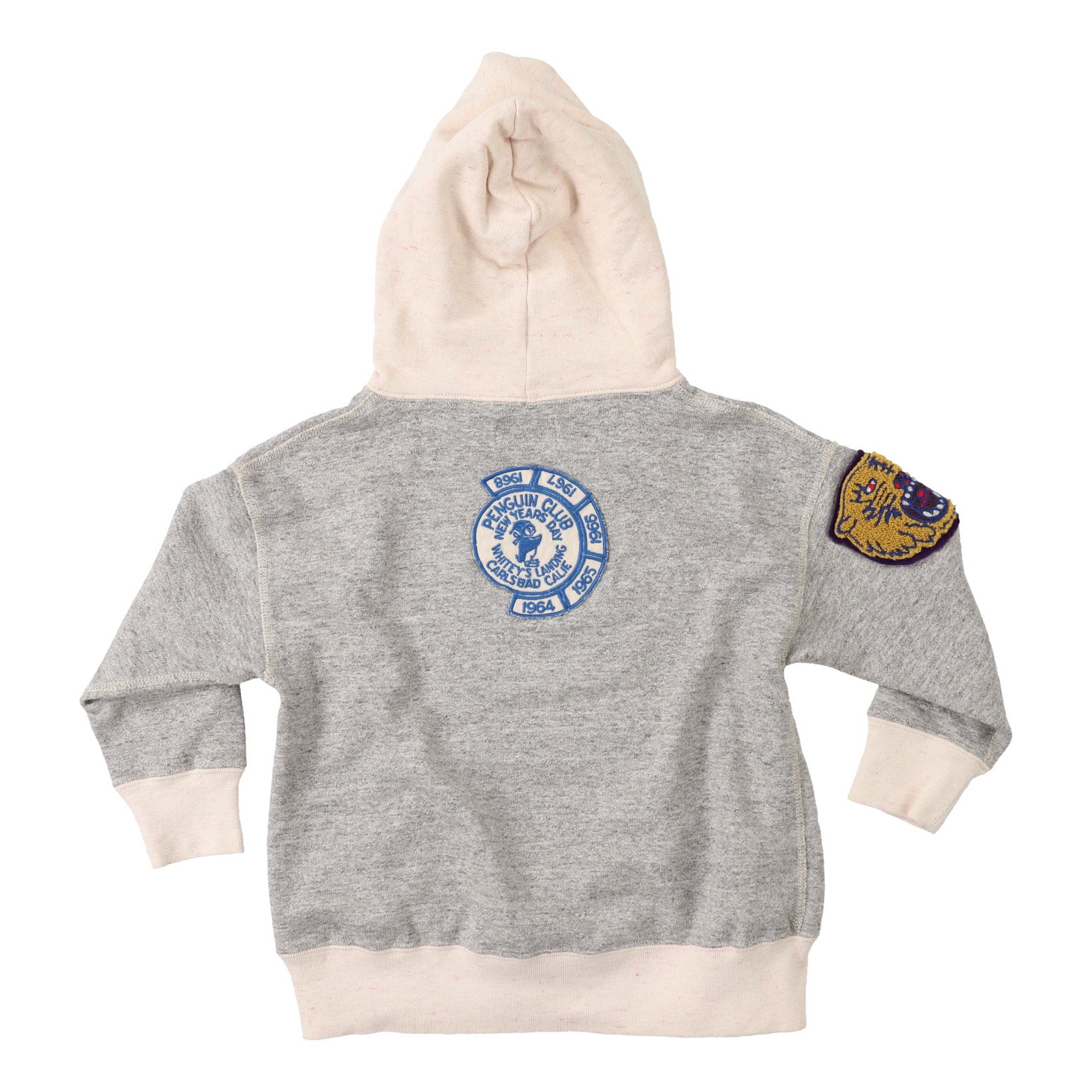 Boys Light Grey Hooded Sweatshirt