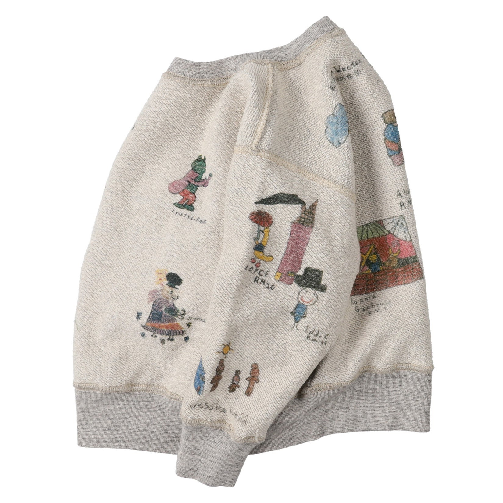 Boys Grey Printed Reversible Sweatshirt