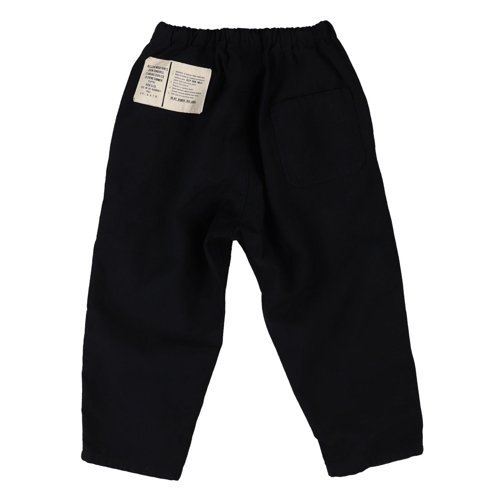 Boys Navy Embroidered Trousers