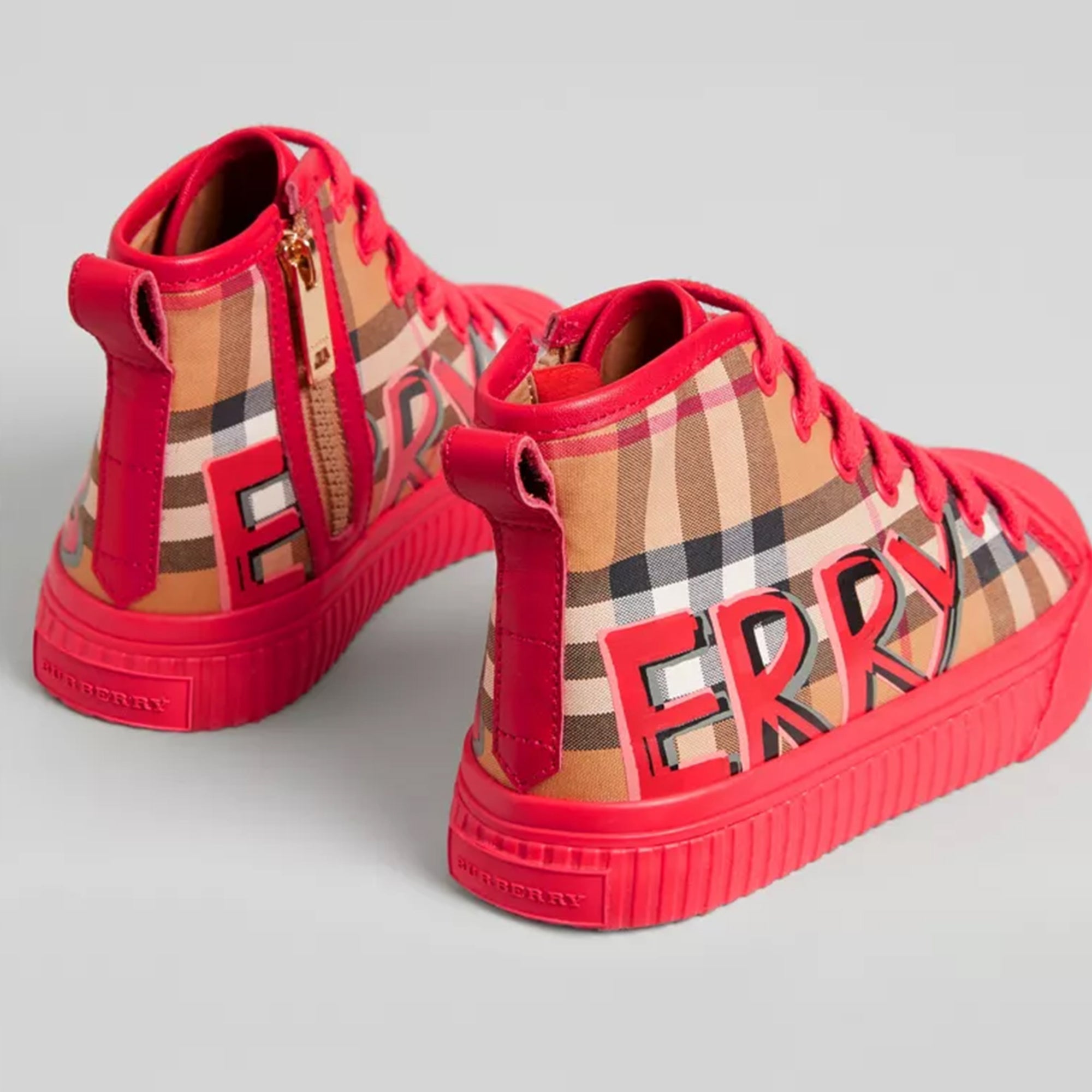 Baby Bright Red Cotton Shoes
