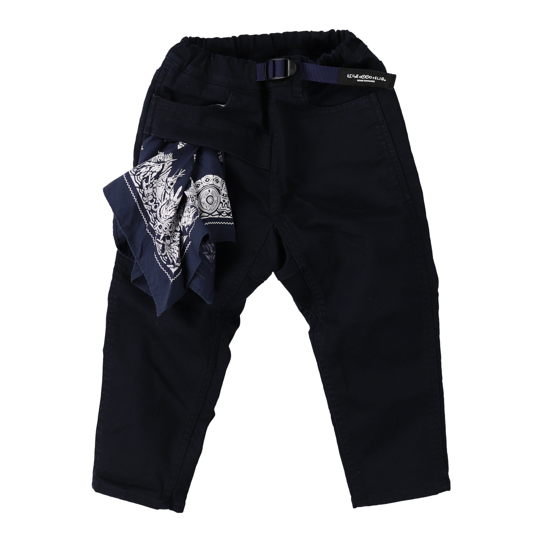 Girls Navy Cotton Trousers