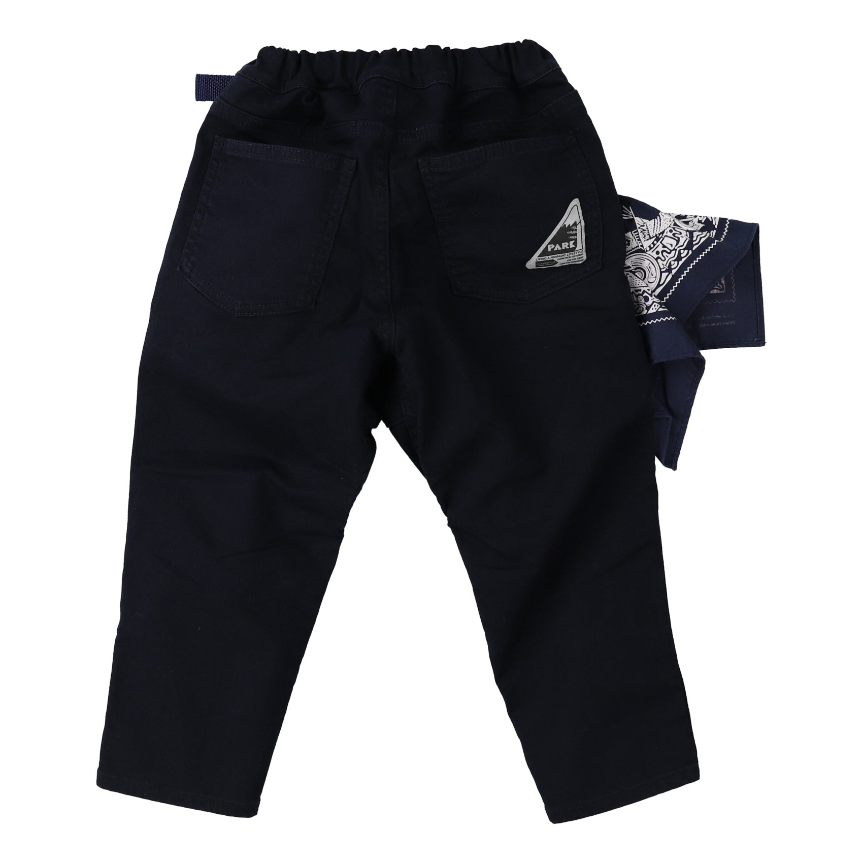 Girls Navy Cotton Trousers