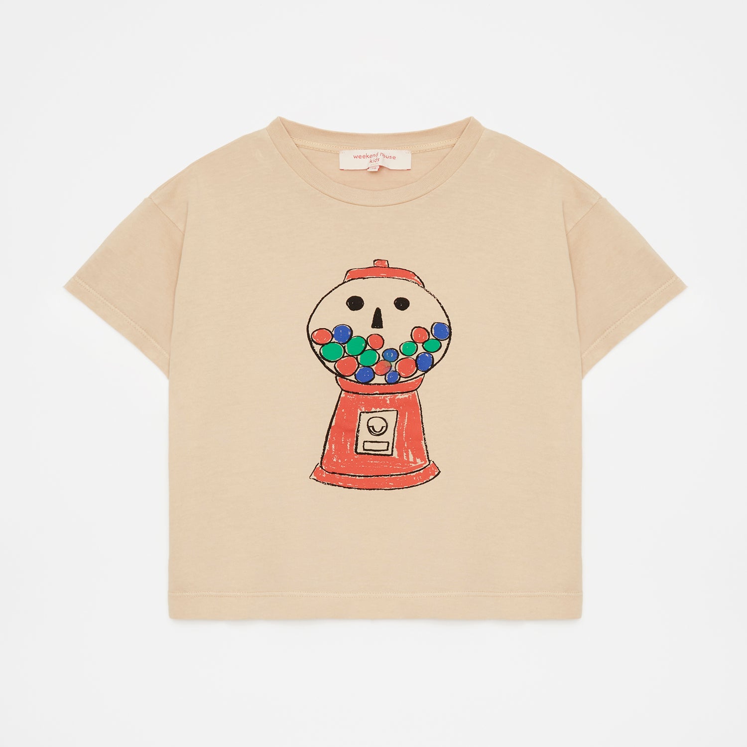 Boys & Girls Sand Printed Cotton T-Shirt