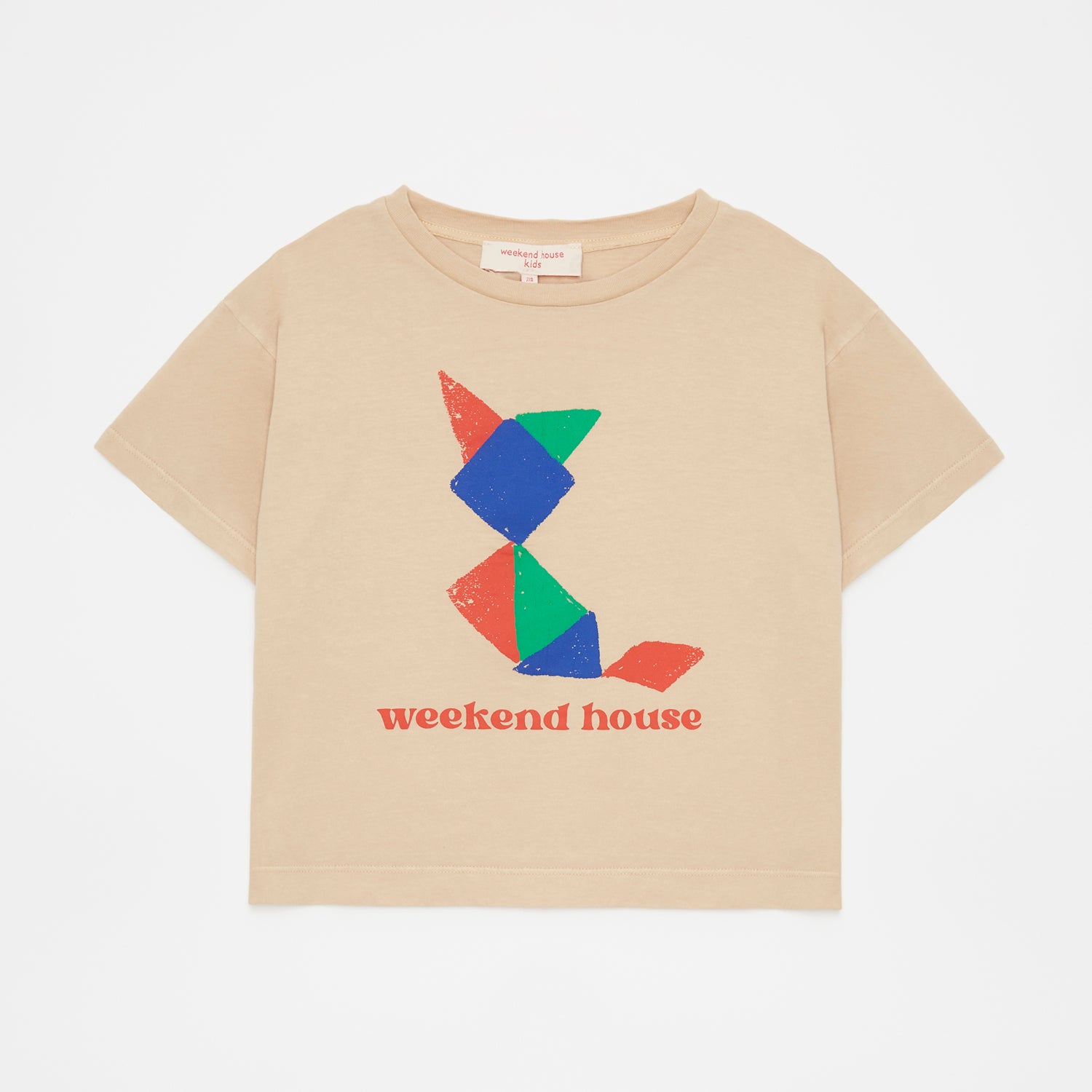 Boys & Girls Sand Printed Cotton T-Shirt