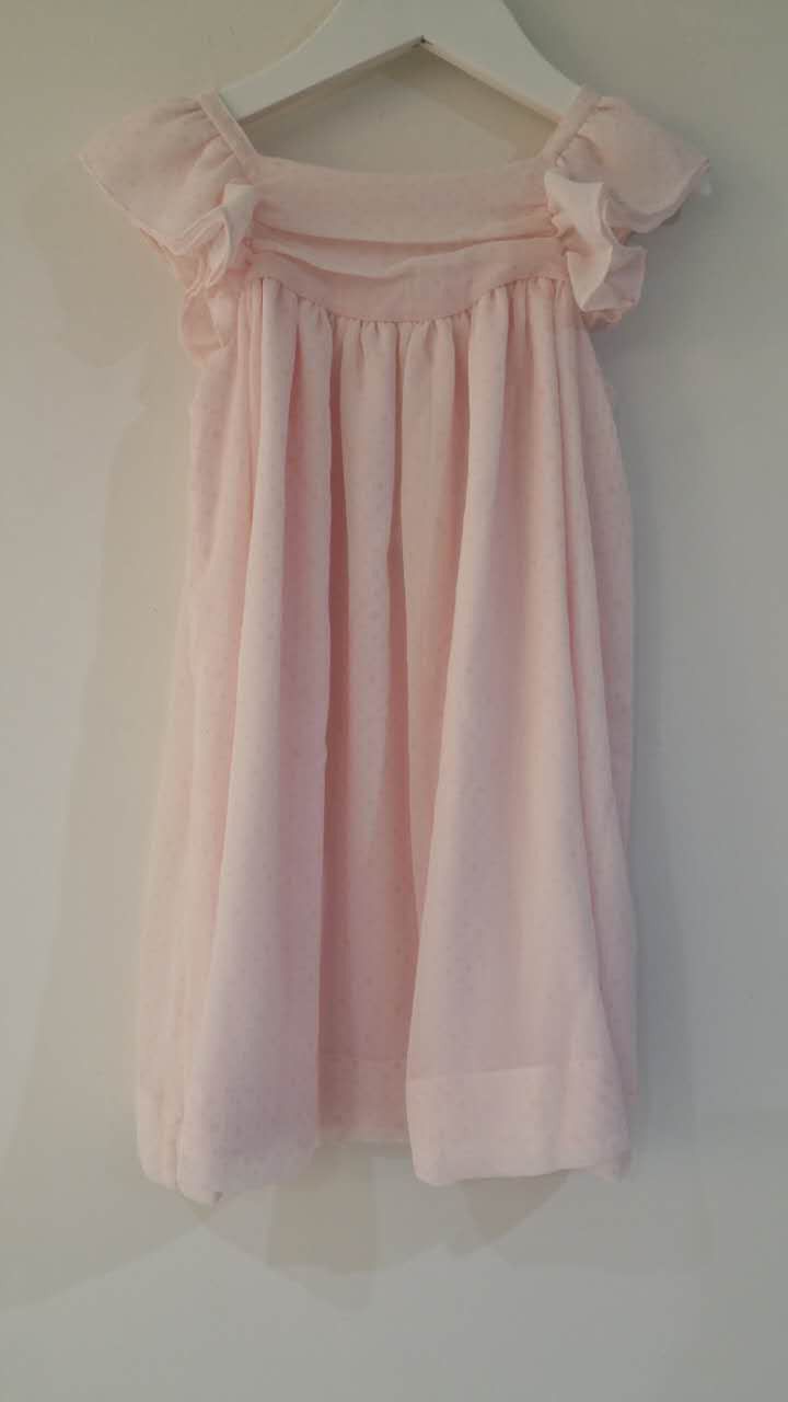 Baby Girls Pink Dress With Flared Hem - CÉMAROSE | Children's Fashion Store