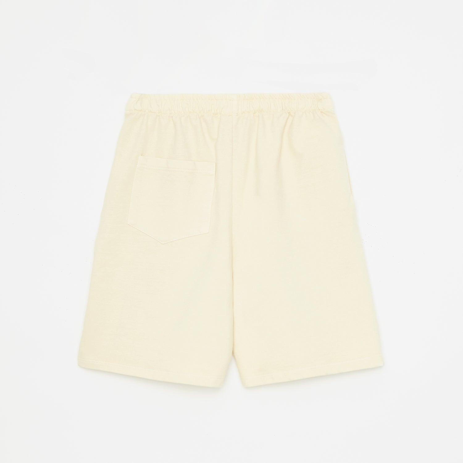 Boys & Girls White Cotton Shorts