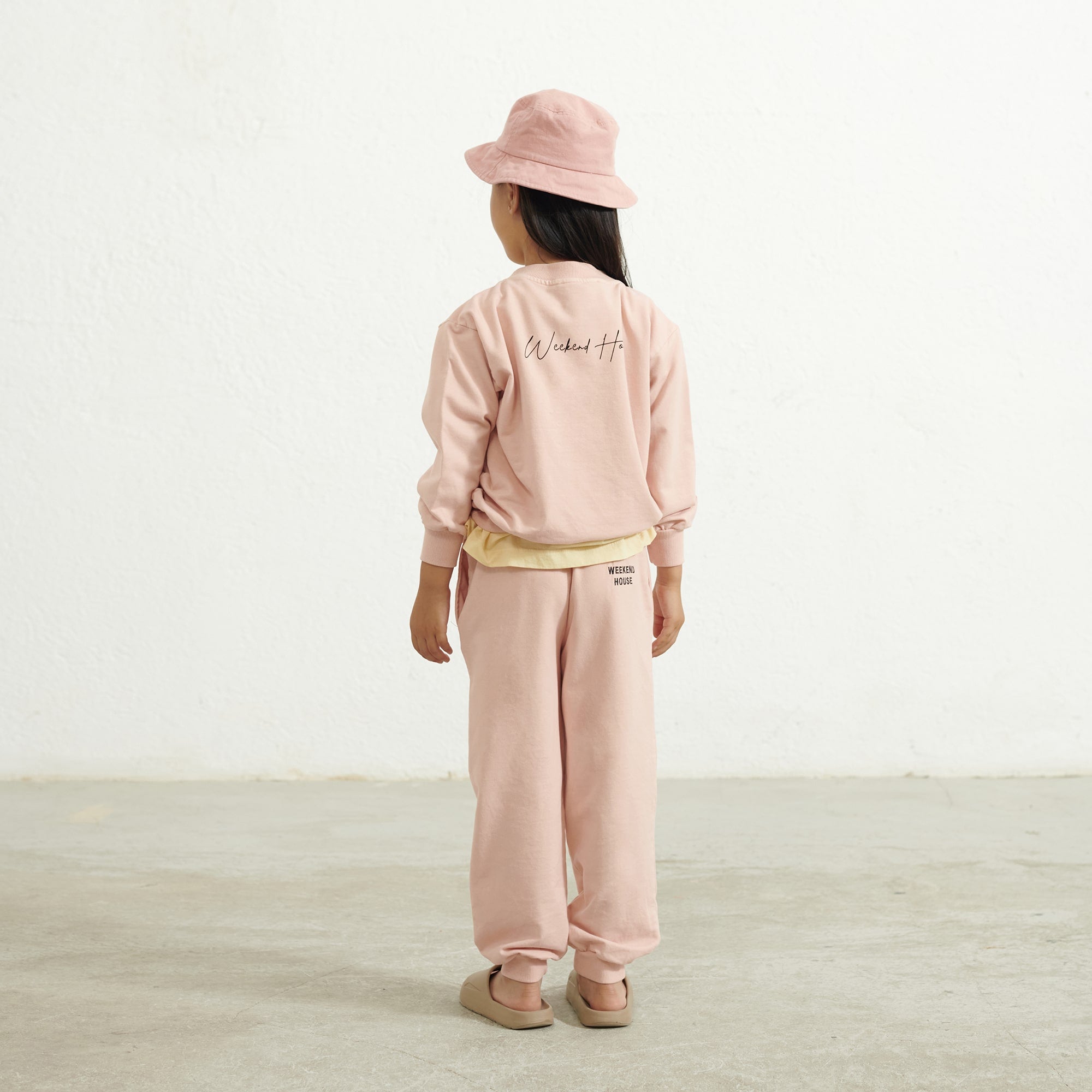 Boys & Girls Pink Cotton Trousers