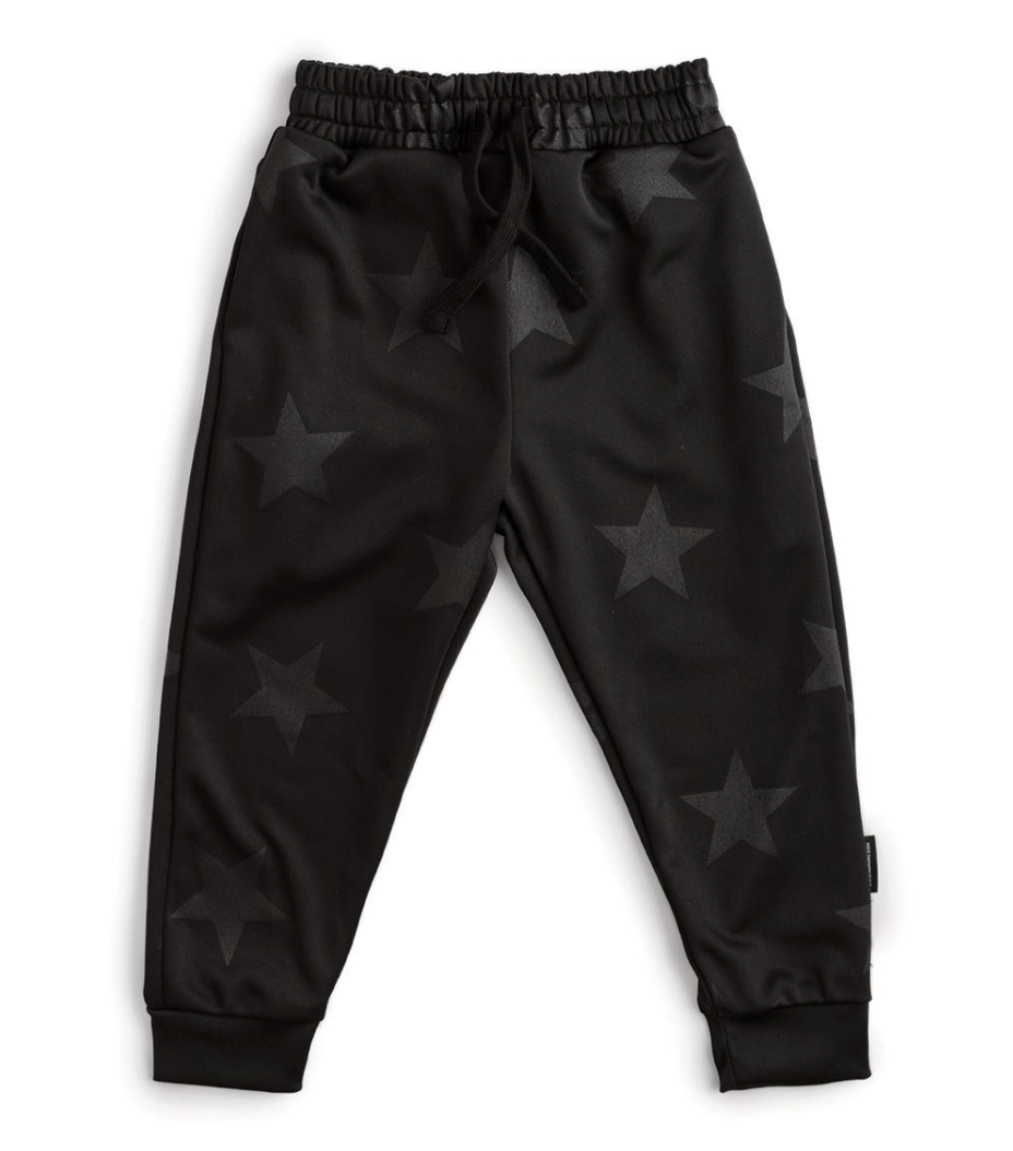 Boys & Girls Black Stars Pants