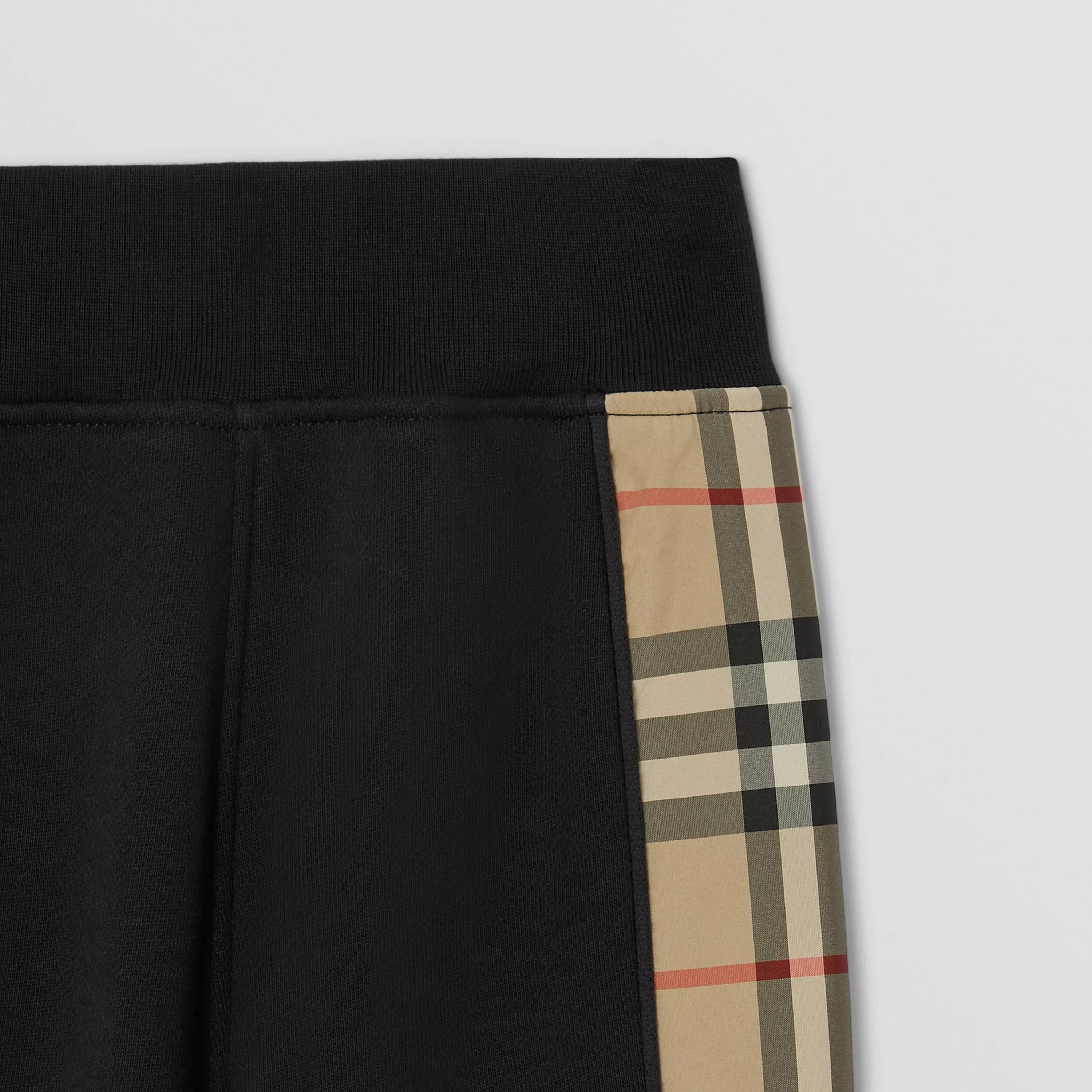 Baby Boys & Girls Black Cotton Trousers