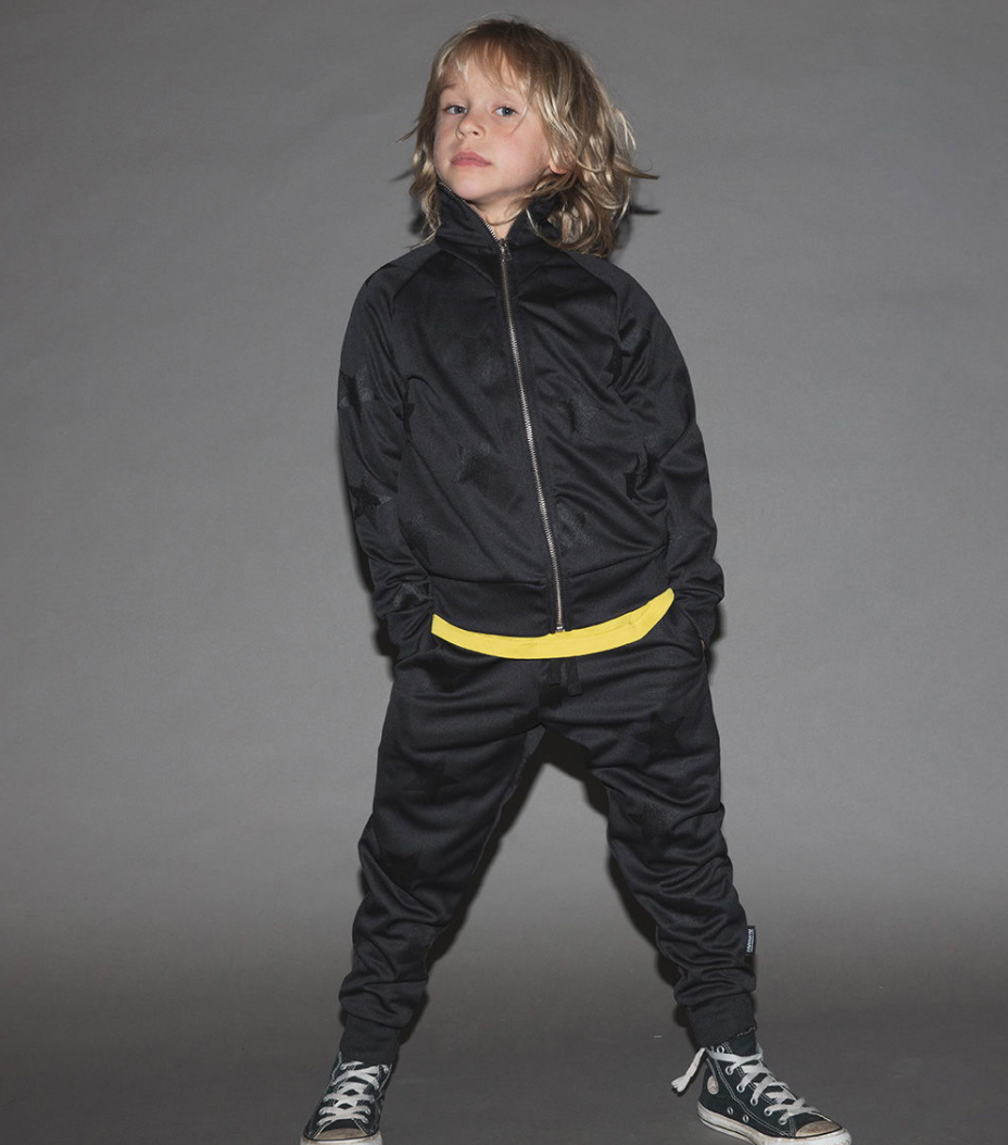 Boys & Girls Black Stars Pants