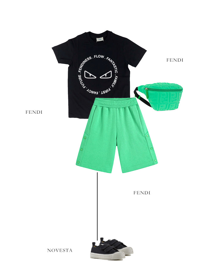 Boys & Girls Black Canvas Shoes