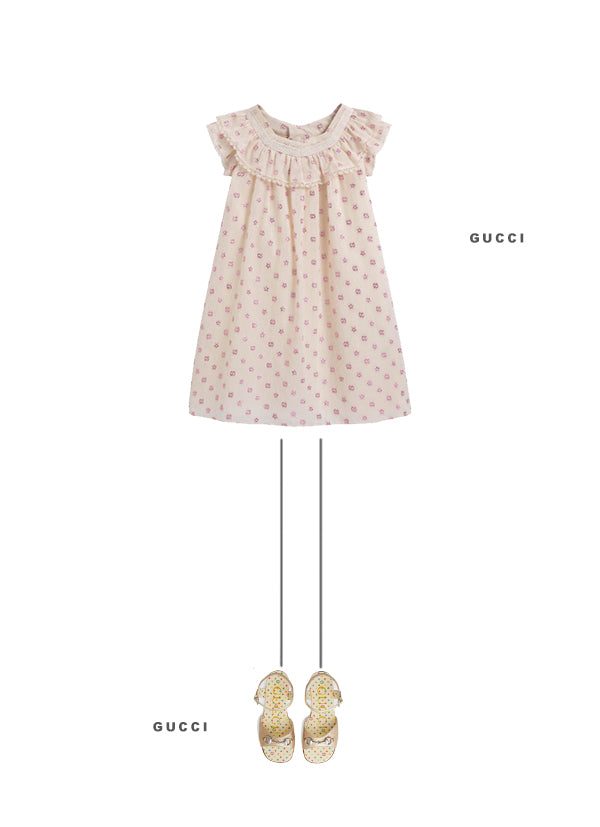 Girls Gold Sandals