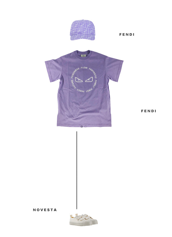 Girls Purple T-shirt Dress